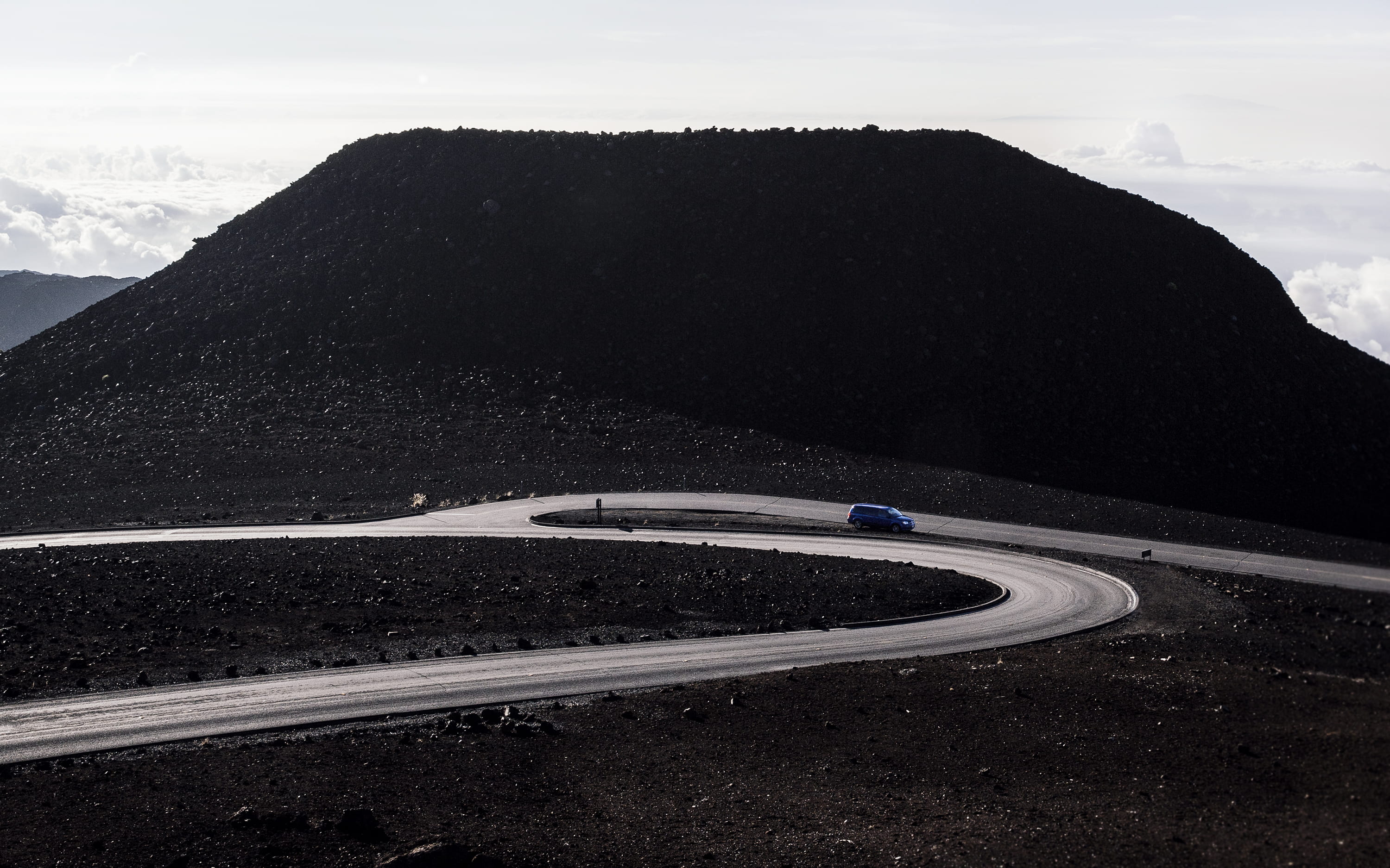 scenics - nature, epic view, outdoors, liabekyan, nature, breathtaking, landscape, winding road, driving, mountain, crate, volcano, road trip, high angle view, HD Wallpaper