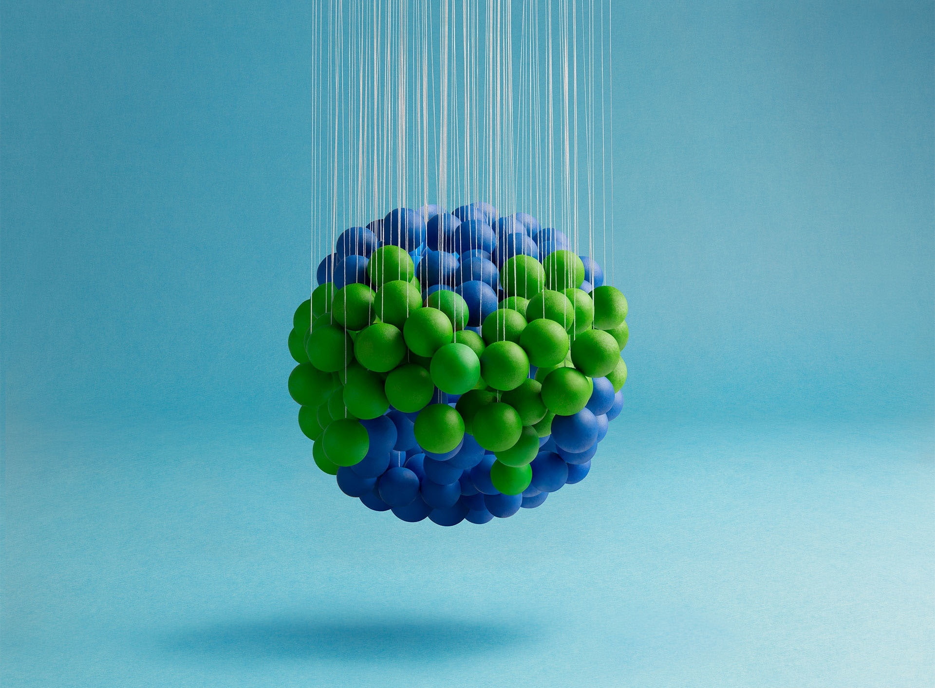 blue, green color, large group of objects, Colorful, nature, colored background, balloon, Creative, Design, Aero, blue background, food and drink, Global, HD Wallpaper