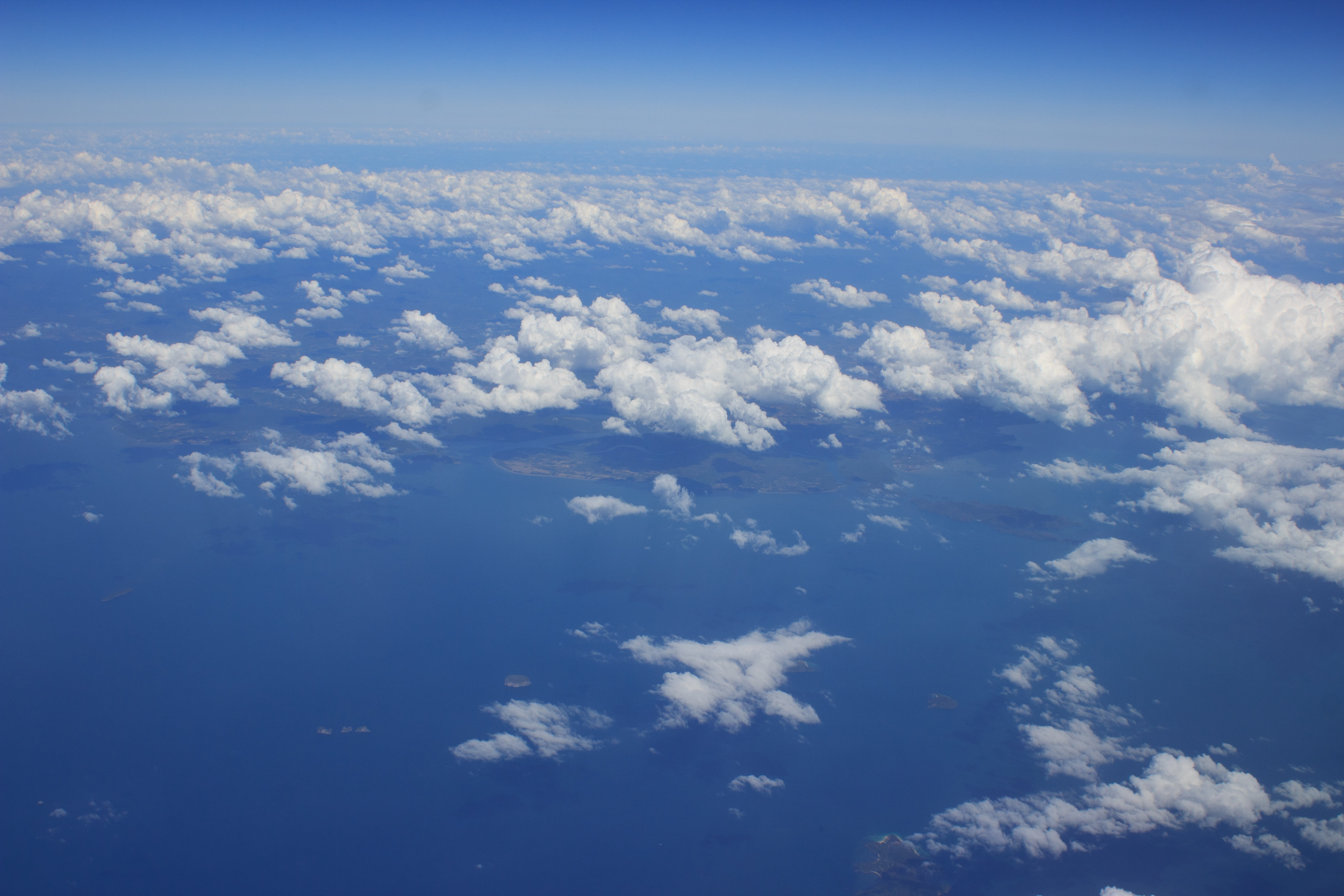 amazing, heavy, cloud - sky, scenics, beautiful, meteorology, outdoors, idyllic, sky, clouds, above, backgrounds, aerial view, no people, breathtaking, HD Wallpaper