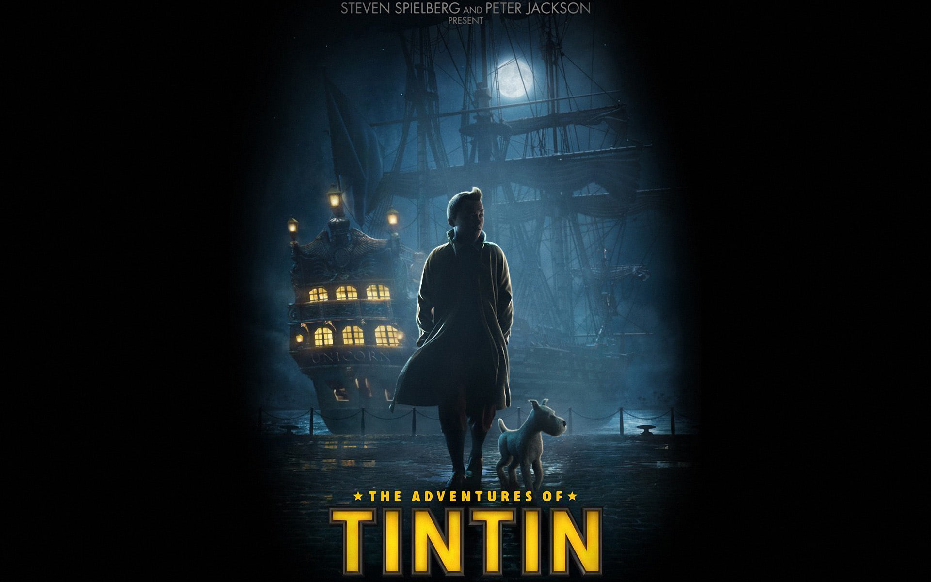 tintin, poster, 1080P, HD Wallpaper