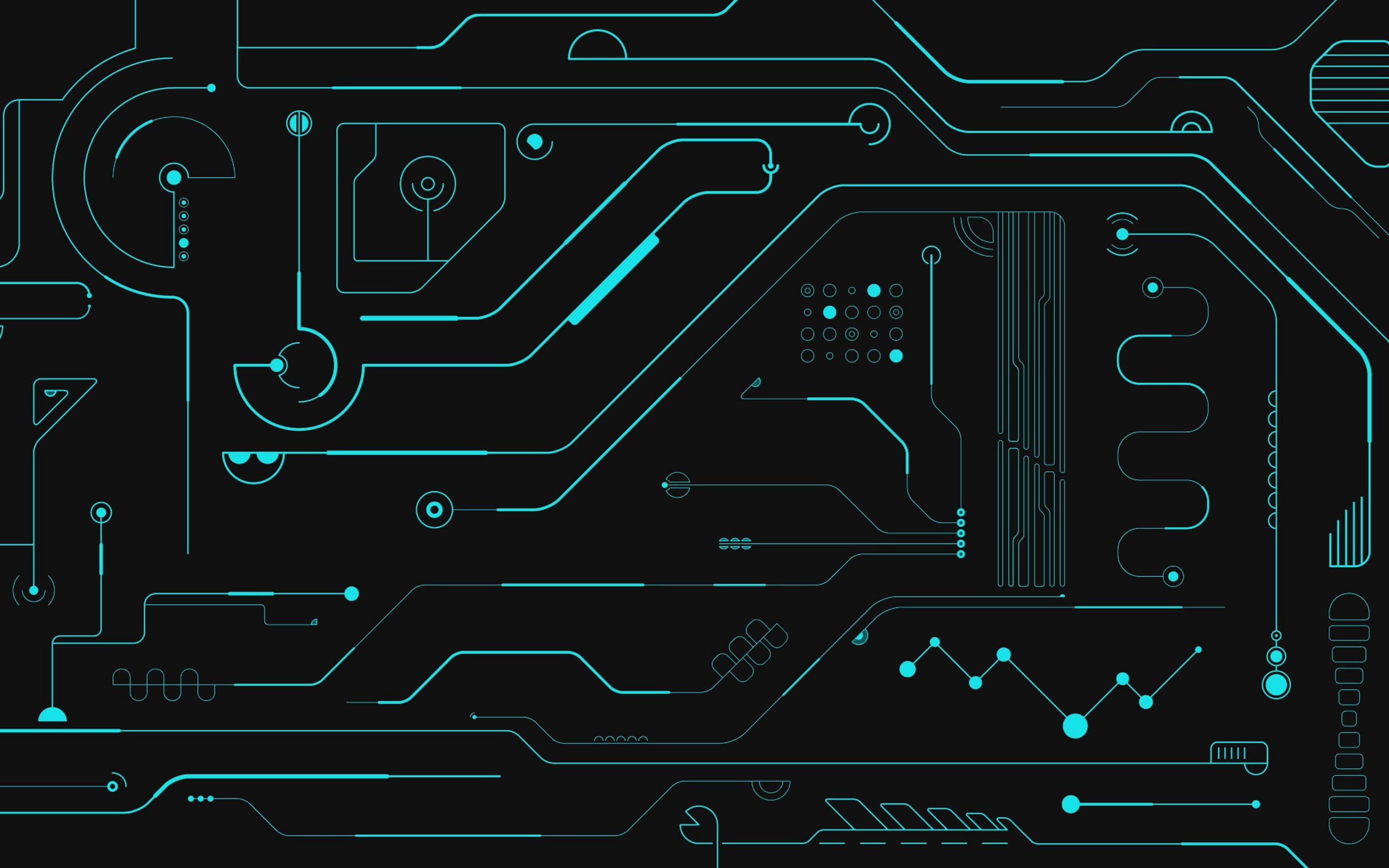 2K, lines, fon, black, line, background, figure, HD Wallpaper
