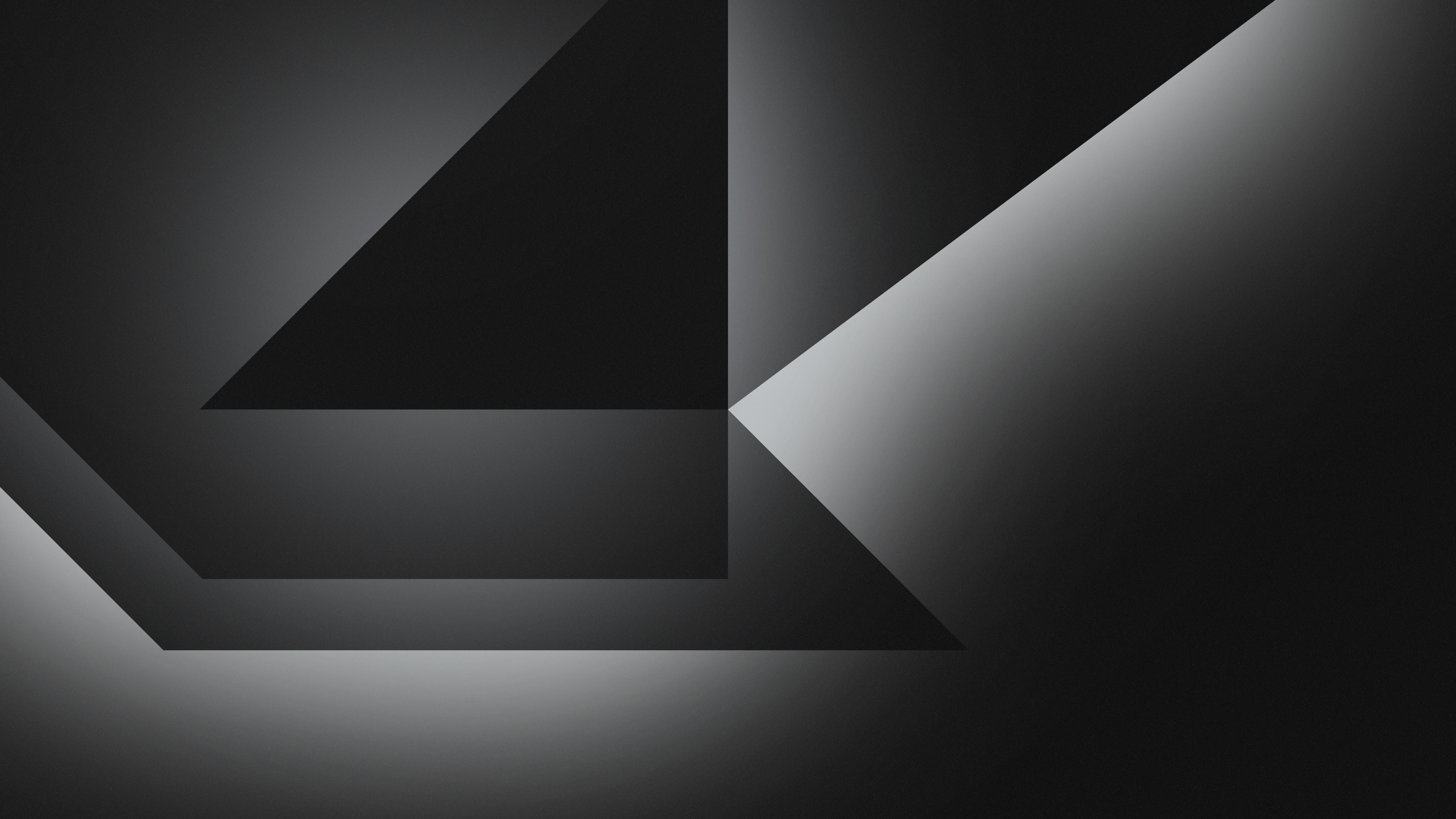 4K, faces, abstract, grey, gray, form, dark, shapes, fon, HD Wallpaper