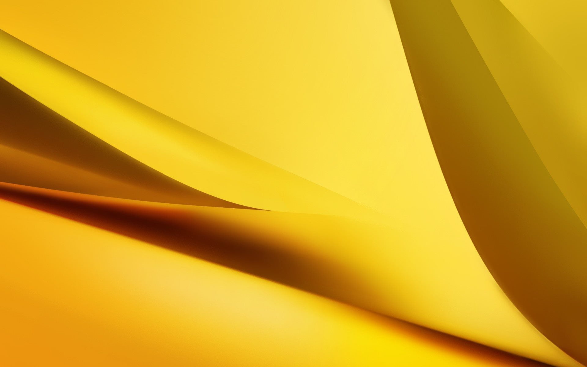 yellow, wave, 1080P, fon, background, HD Wallpaper