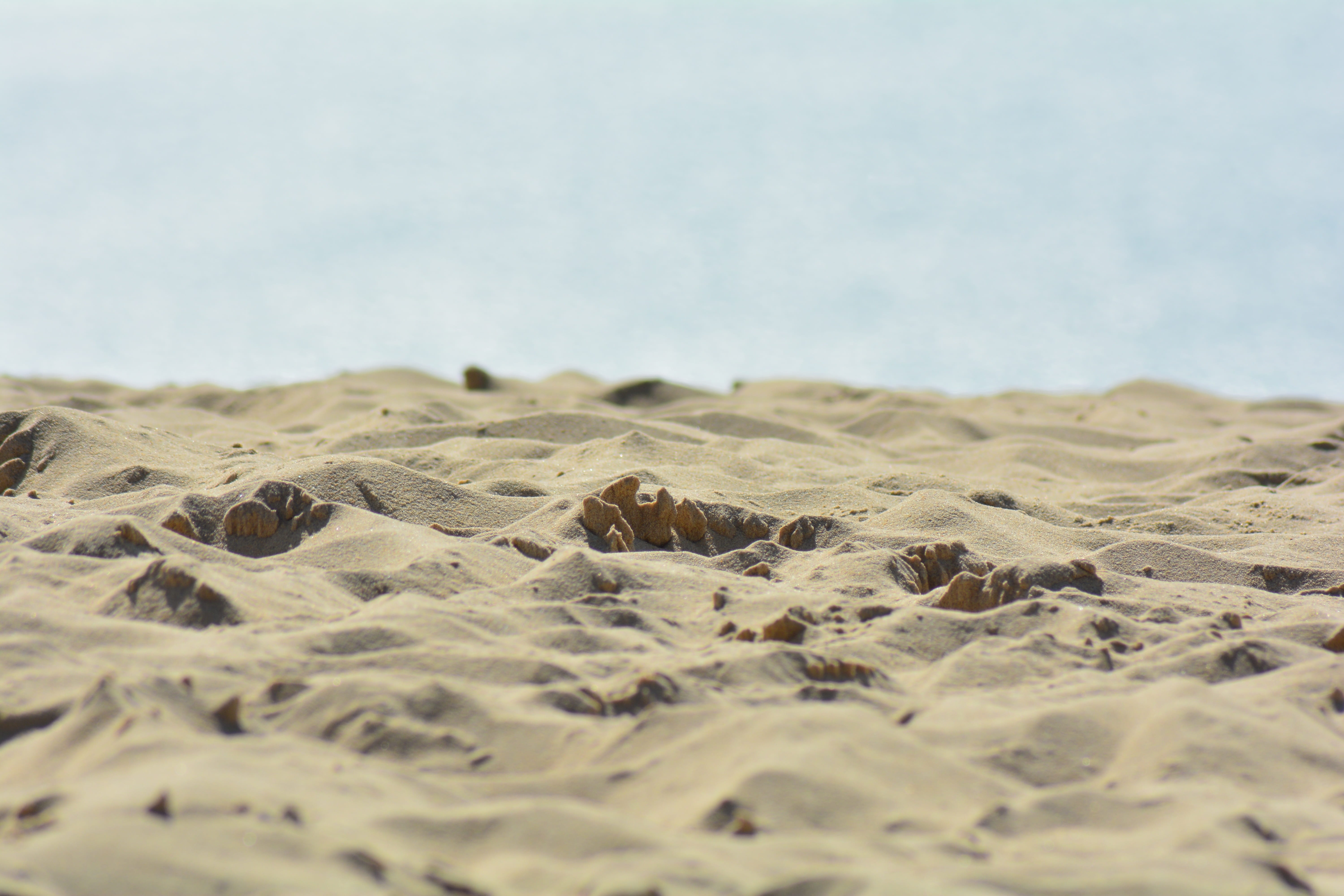 nature, selective focus, beach, dune, tranquility, land, 5K, arid climate, scenics - nature, sky, no people, beauty in nature, tranquil scene, day, sand, HD Wallpaper