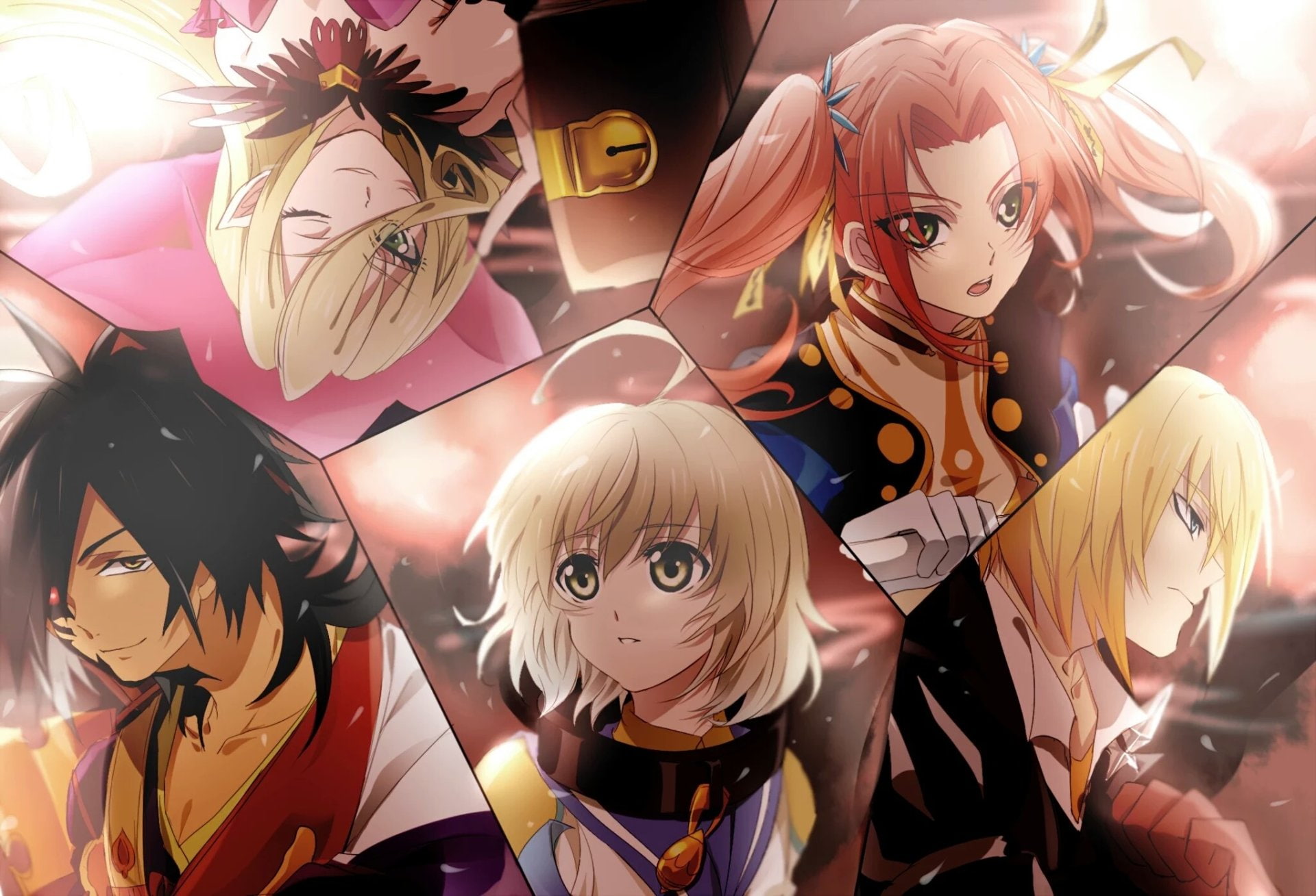 Eizen (Tales of Berseria), Tales of Berseria, Video Game, 1080P, Laphicet (Tales Of Berseria), Magilou (Tales of Berseria), Rokurou Rangetsu, Eleanor Hume, HD Wallpaper