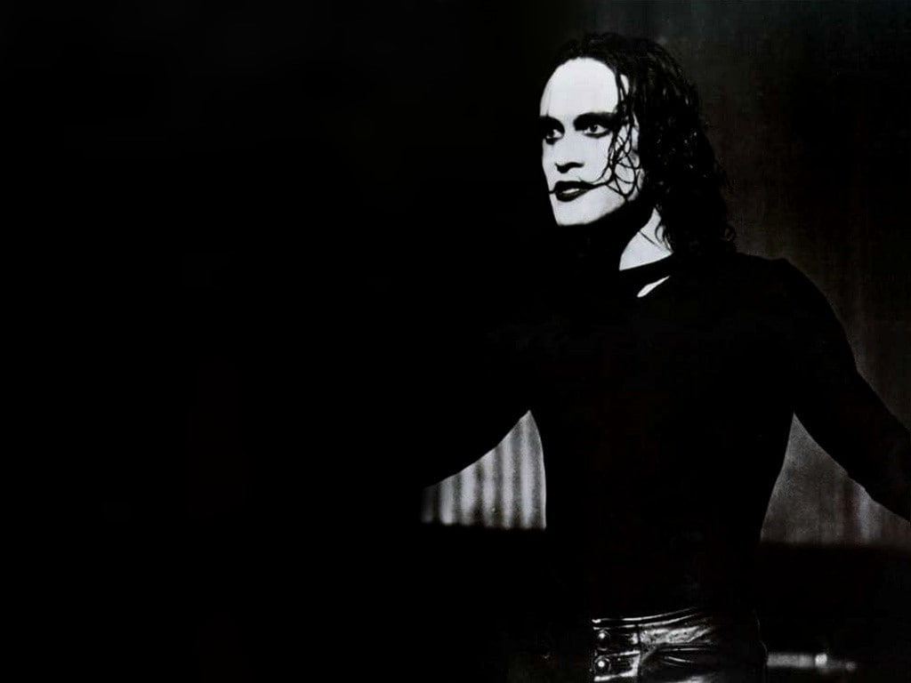 480P, deceased, halloween, one person, mystery, fear, disguise, females, dark, mask, indoors, portrait, gothic style, looking at camera, ghost, Brandon Lee, HD Wallpaper
