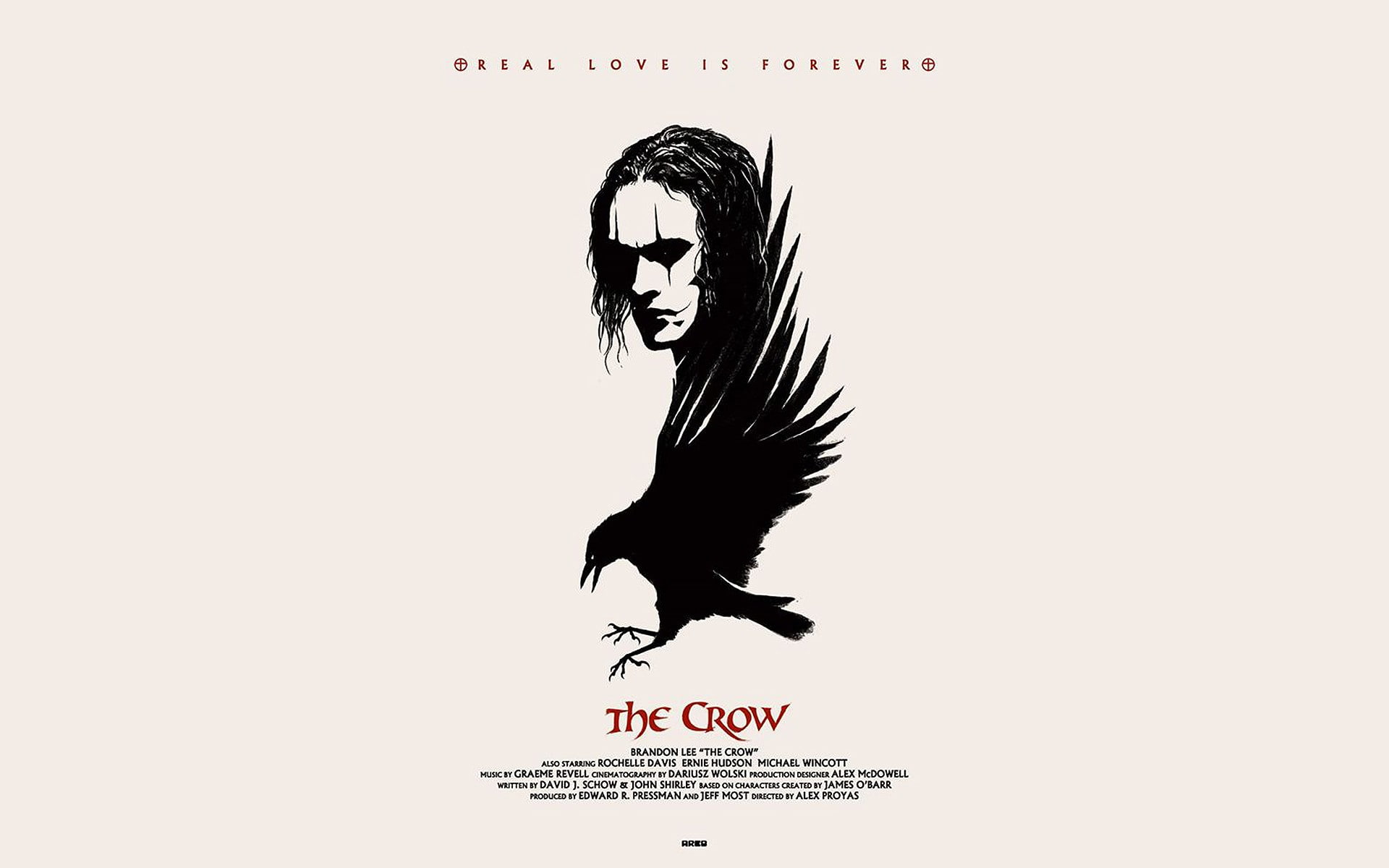 movies, Brandon Lee, The Crow, 1080P, Fan Art, HD Wallpaper