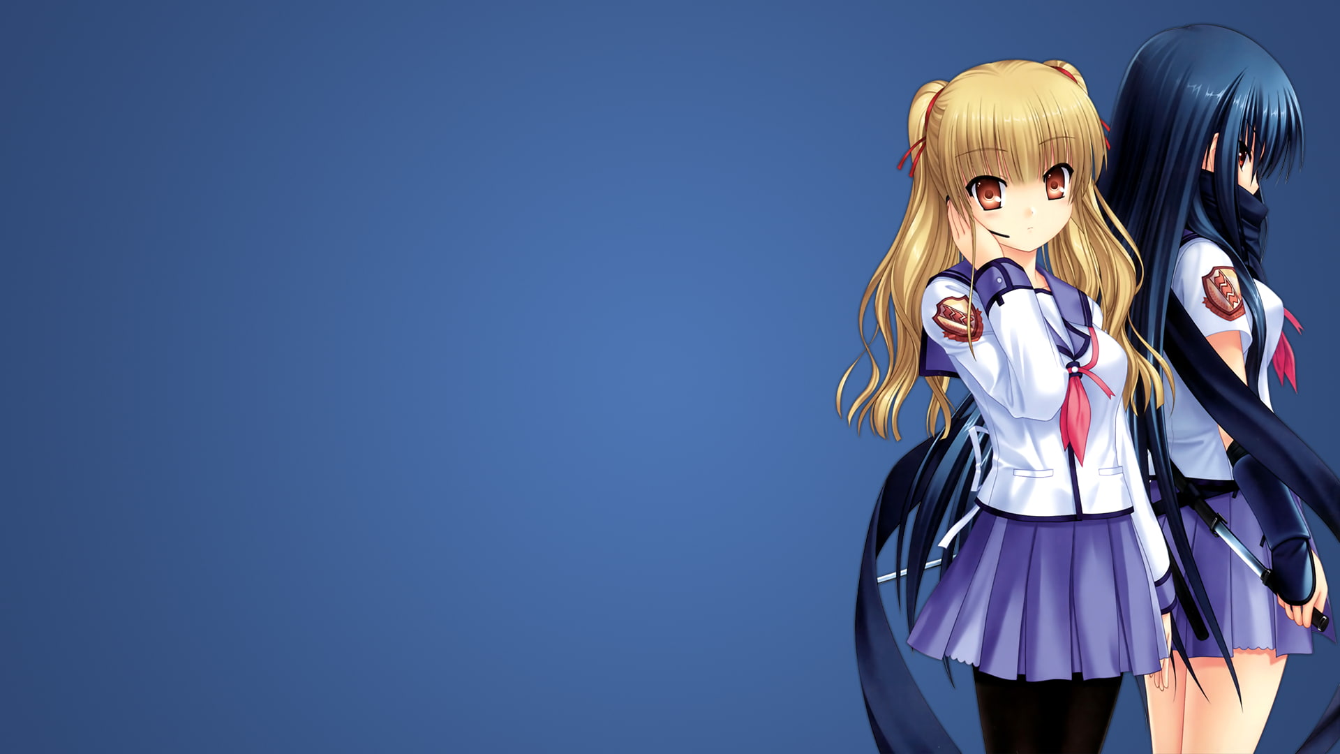 anime girls, 1080P, long hair, anime, Angel Beats!, HD Wallpaper