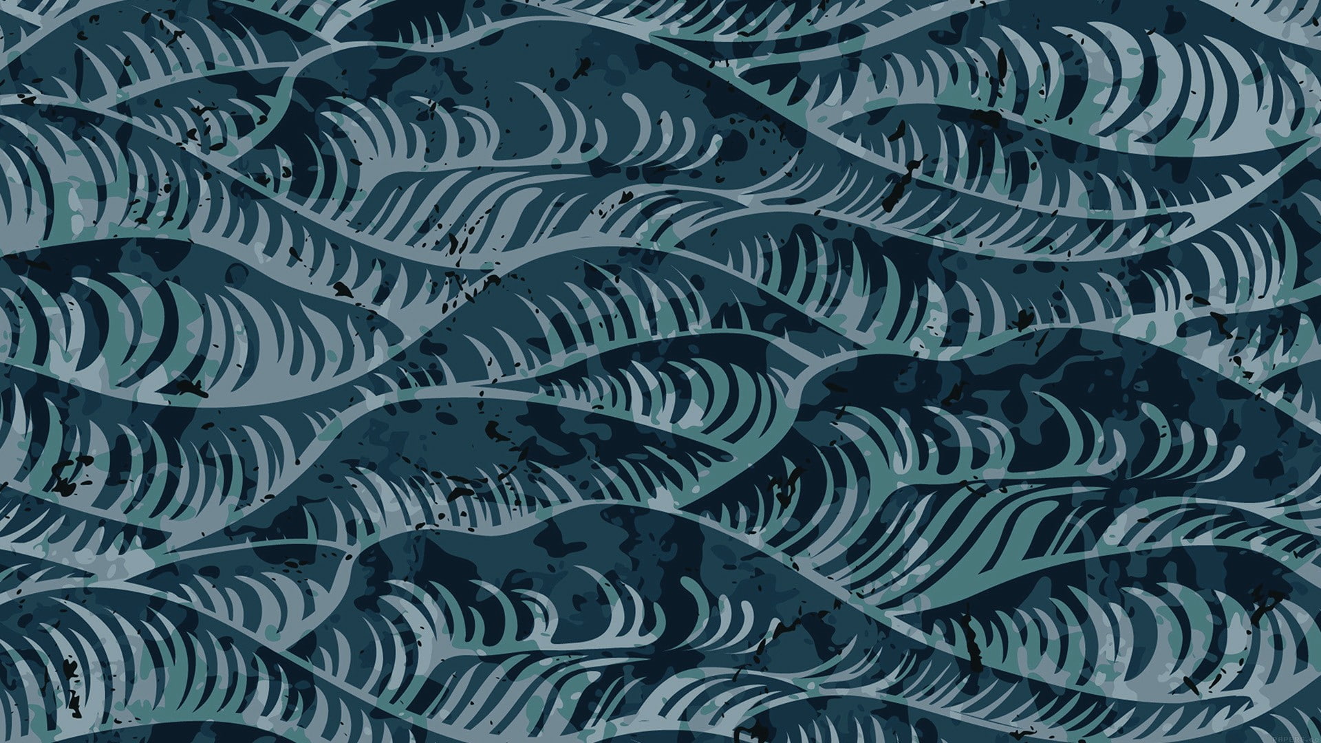 nature, abundance, CGI, waves, natural pattern, full frame, 1080P, pattern, abstract, science, large group of objects, outdoors, no people, plant part, HD Wallpaper