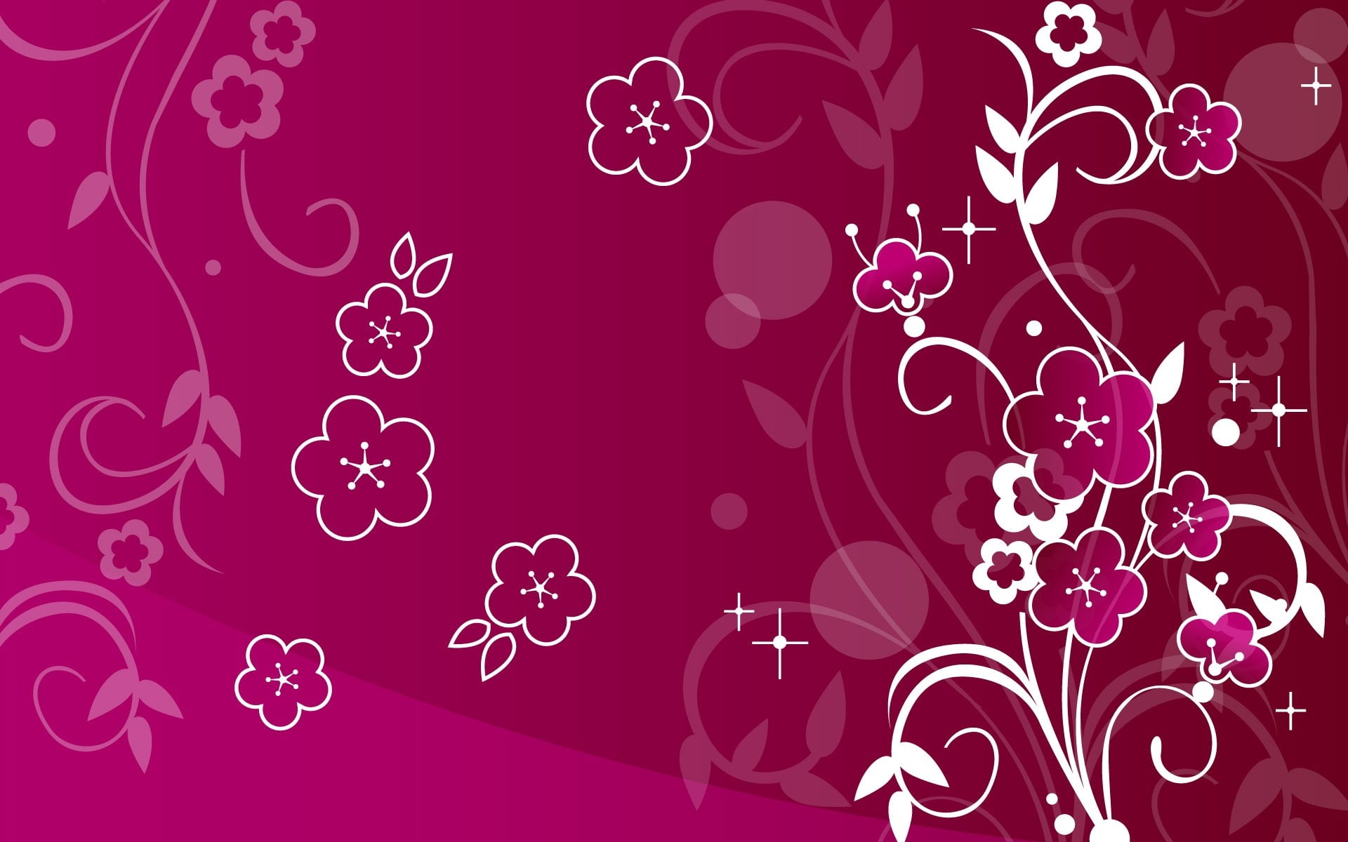ornate, flower, abstract backgrounds, glitter, pink color, computer Graphic, backgrounds, shape, bubble, digital, decoration, red, no people, HD Wallpaper