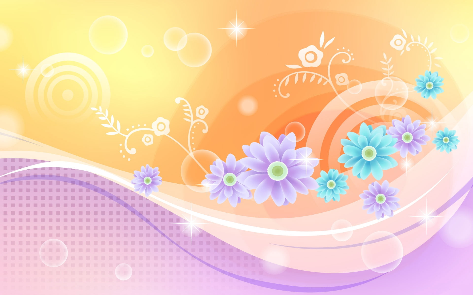 illustrations And Vector Art, flowers, decoration, beautiful, floral Pattern, digital composite, flower, design Element, vector Florals, pink Color, illustration, HD Wallpaper