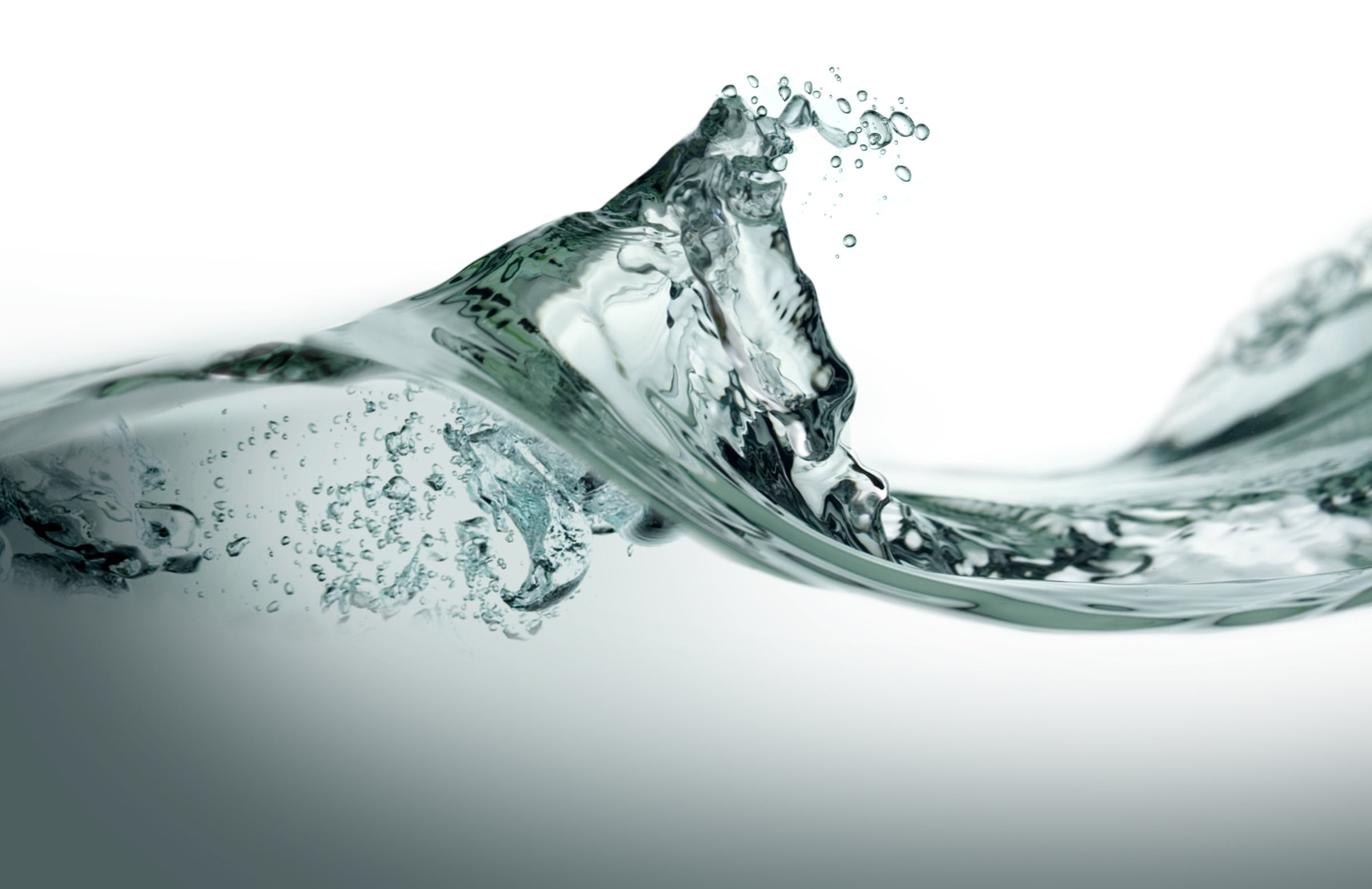 falling, close-up, backgrounds, studio shot, no People, transparent, glass, spray, blue, white background, macro, ripple, liquid, refreshment, indoors, HD Wallpaper