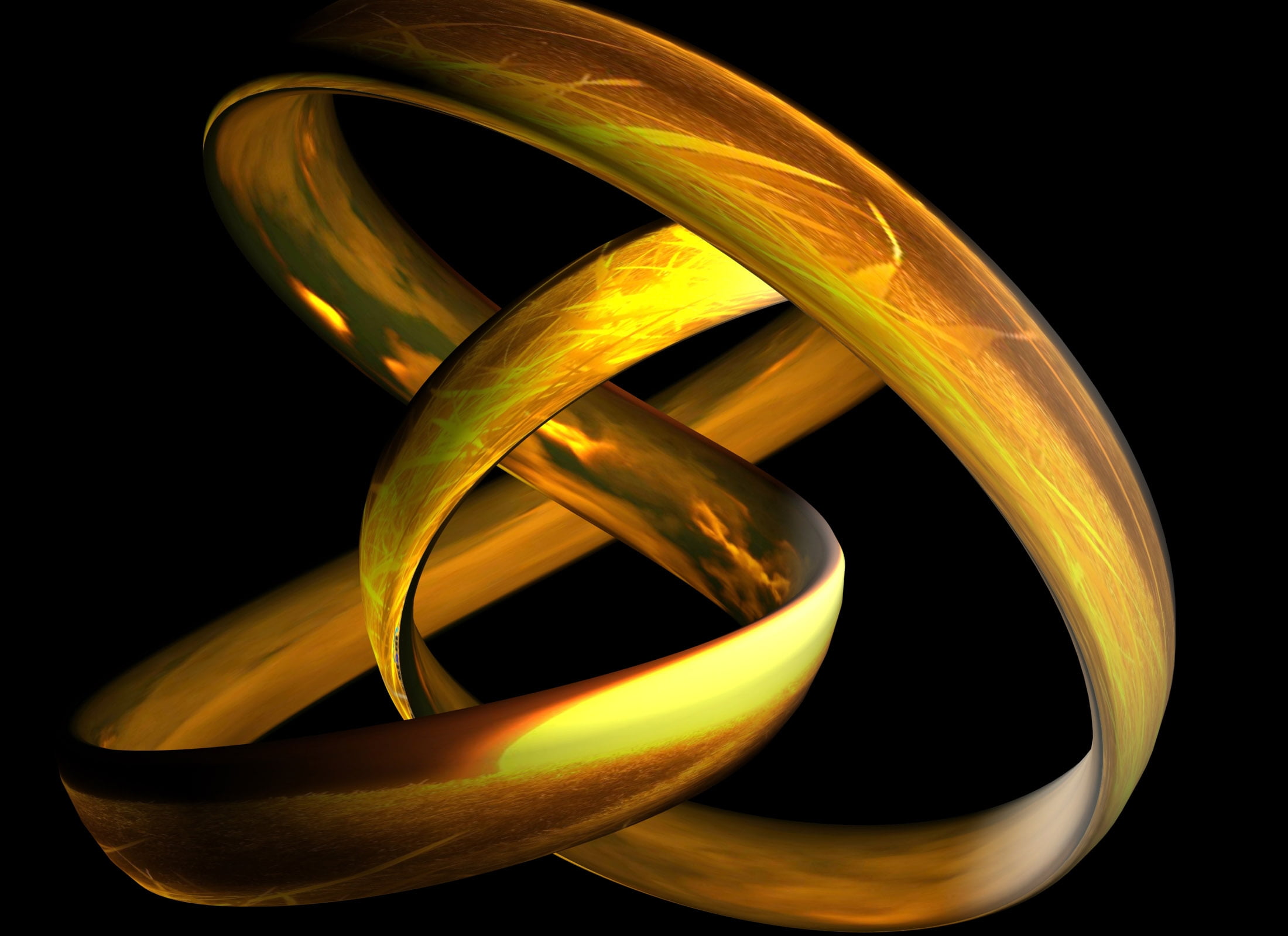 shiny, illustration, black background, technology, ring, shape, creativity, abstract, animal, black Color, no people, spiral, indoors, woven, burning, studio shot, HD Wallpaper