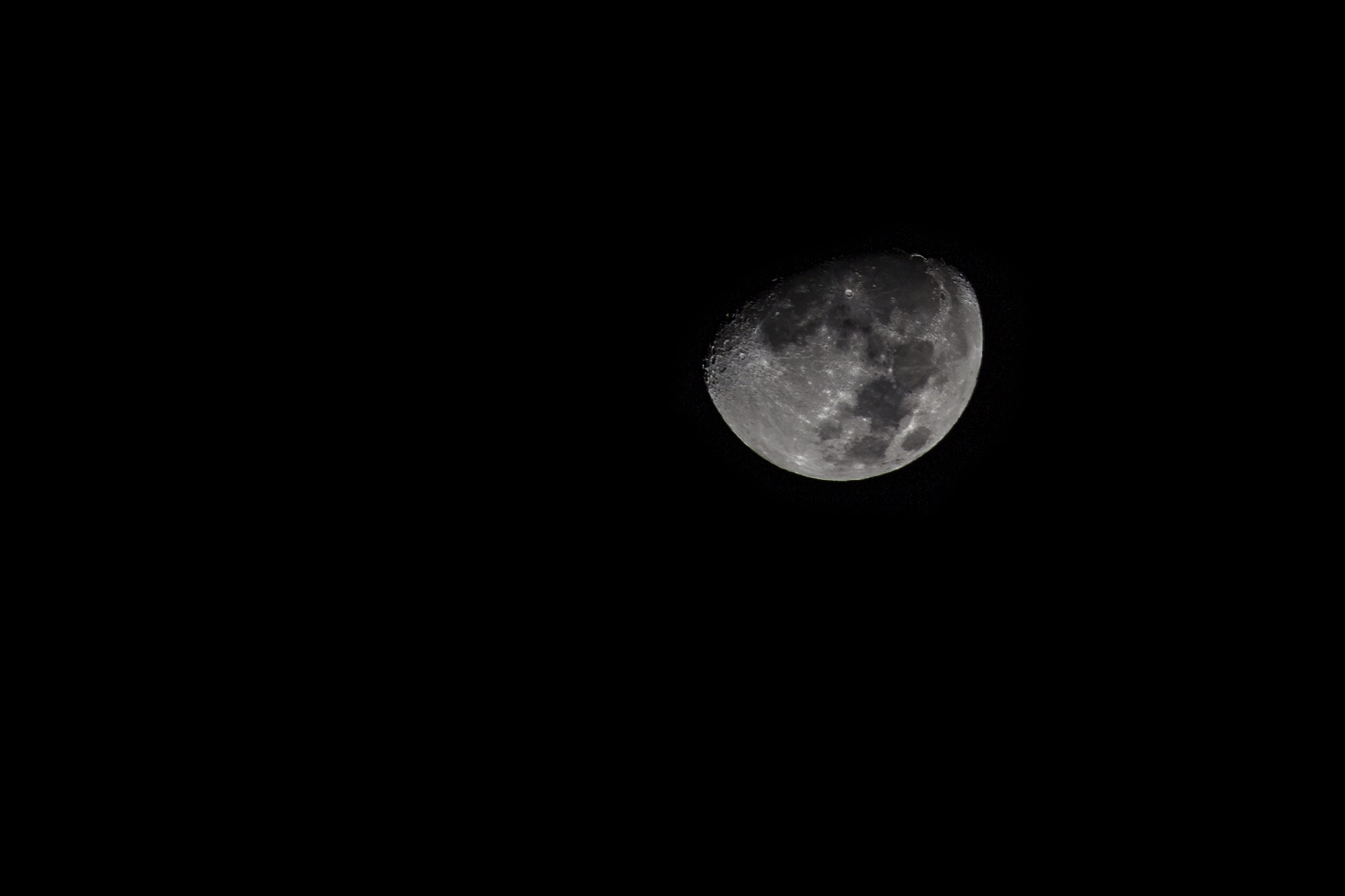 space and astronomy, astrology, space exploration, geometric shape, black and white, tranquil scene, no people, dark, gibbous, outdoors, 4K, tranquility, HD Wallpaper