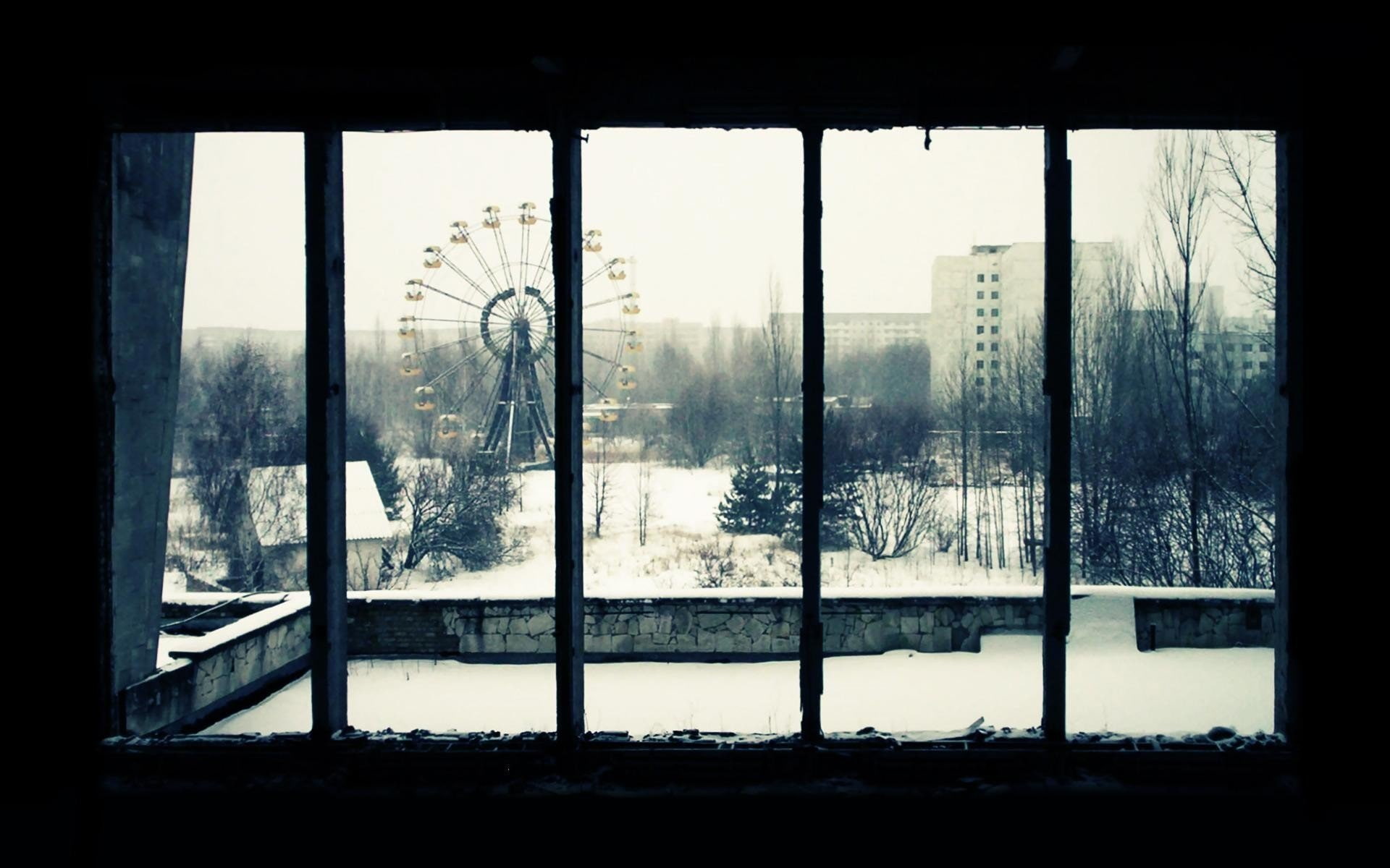 ukraine, 1080P, pripyat, chernobyl, town, ghost, HD Wallpaper
