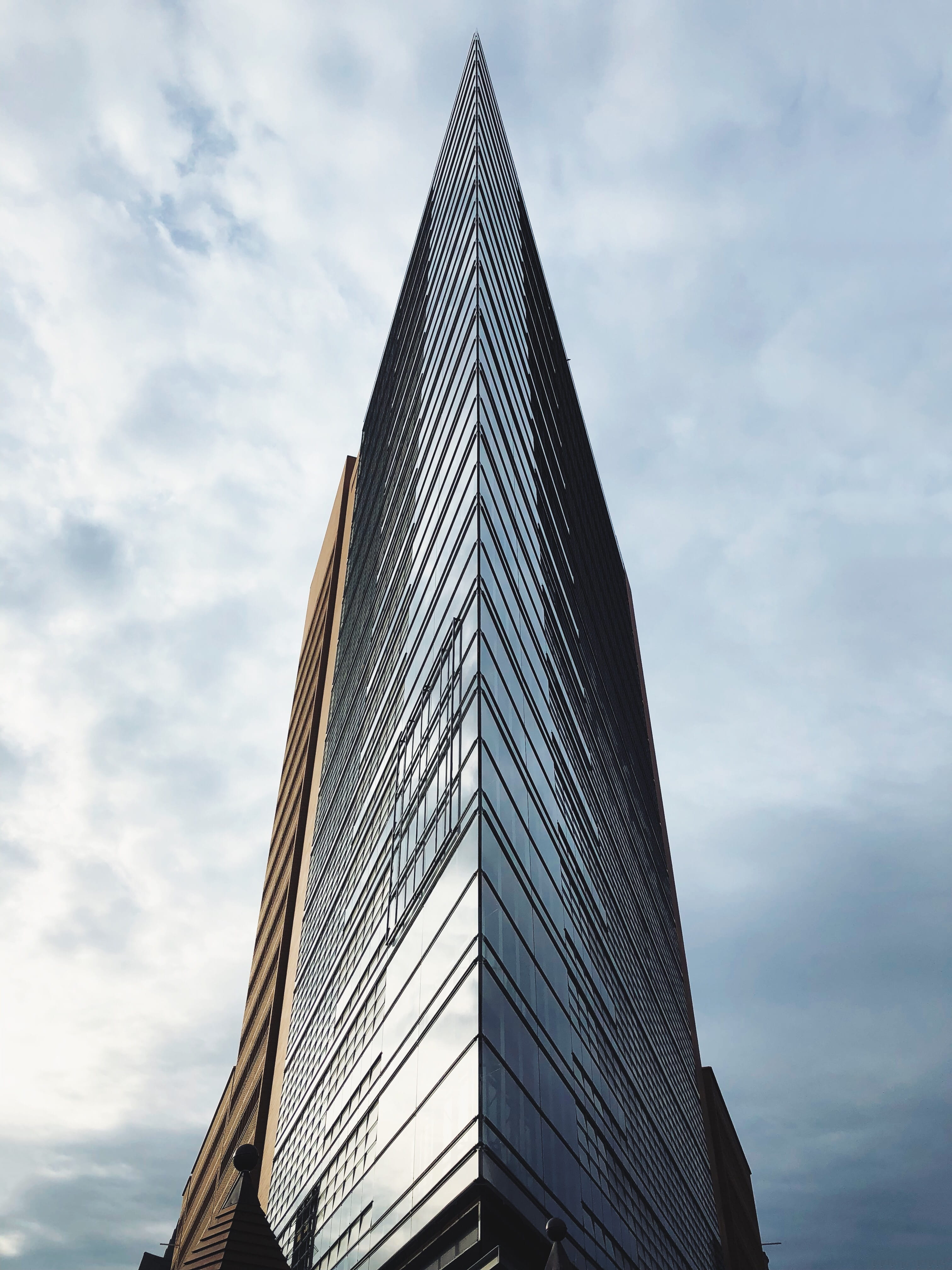 office, office building, high rise, daytime, architect, field, transportation, germany, low angle view, sky, no people, architecture, urban, modern, building, Phone HD Wallpaper