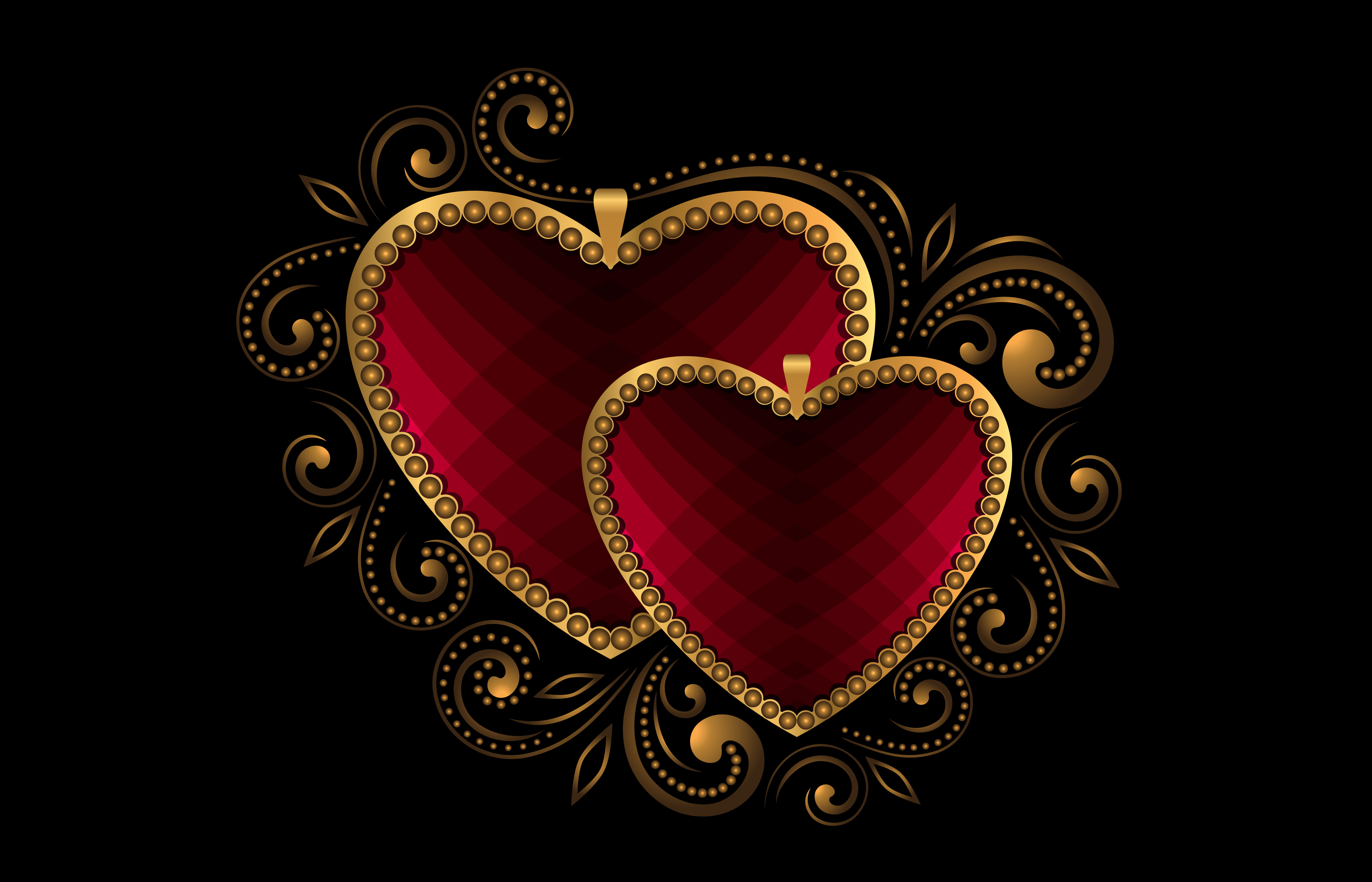 heart, copy space, decoration, studio shot, representation, metal, no people, luxury, craft, animal representation, indoors, shape, close-up, pattern, creativity, HD Wallpaper