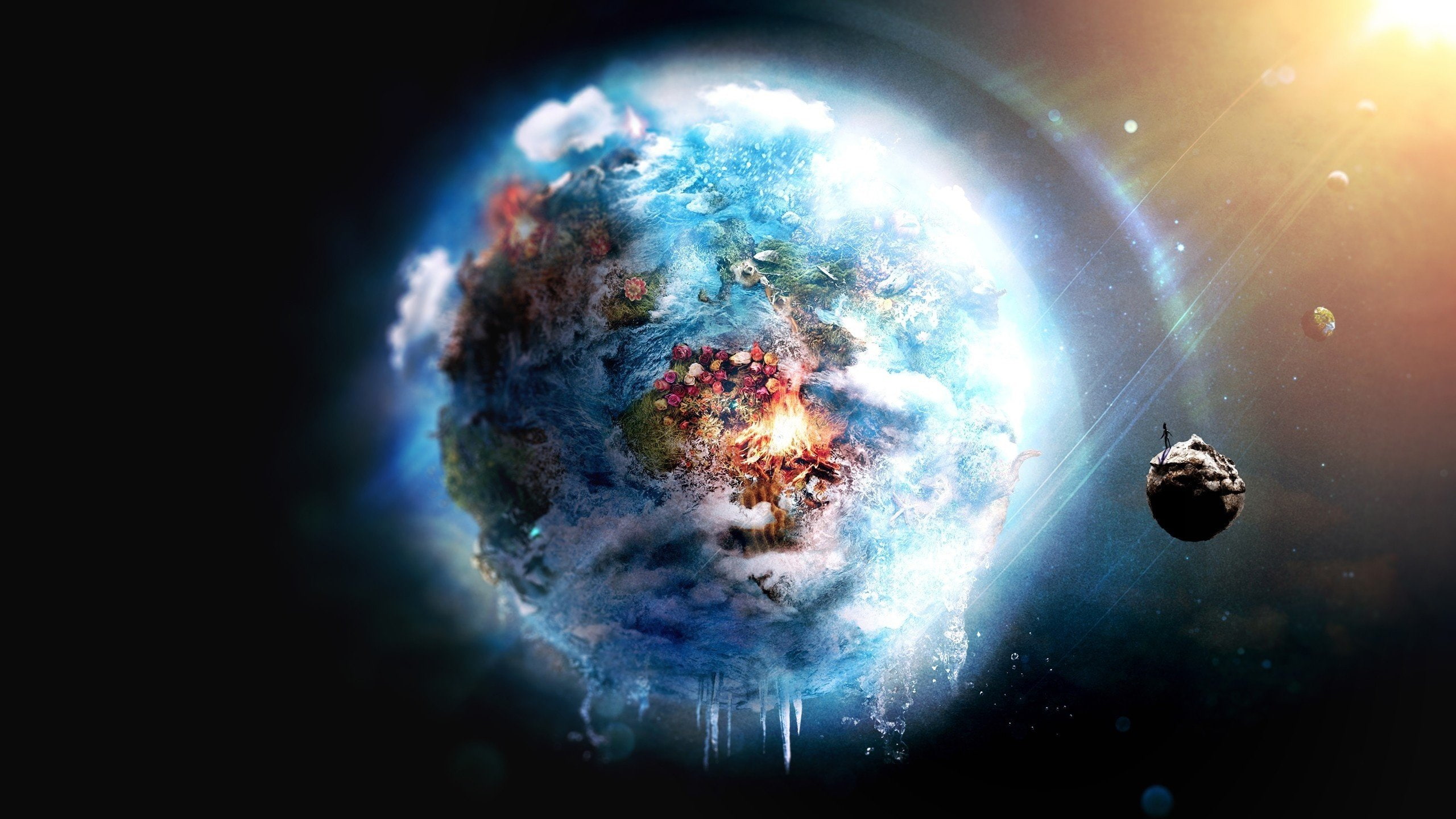 apoclypse, 2K, future, fantasy, earth, planet, space, HD Wallpaper
