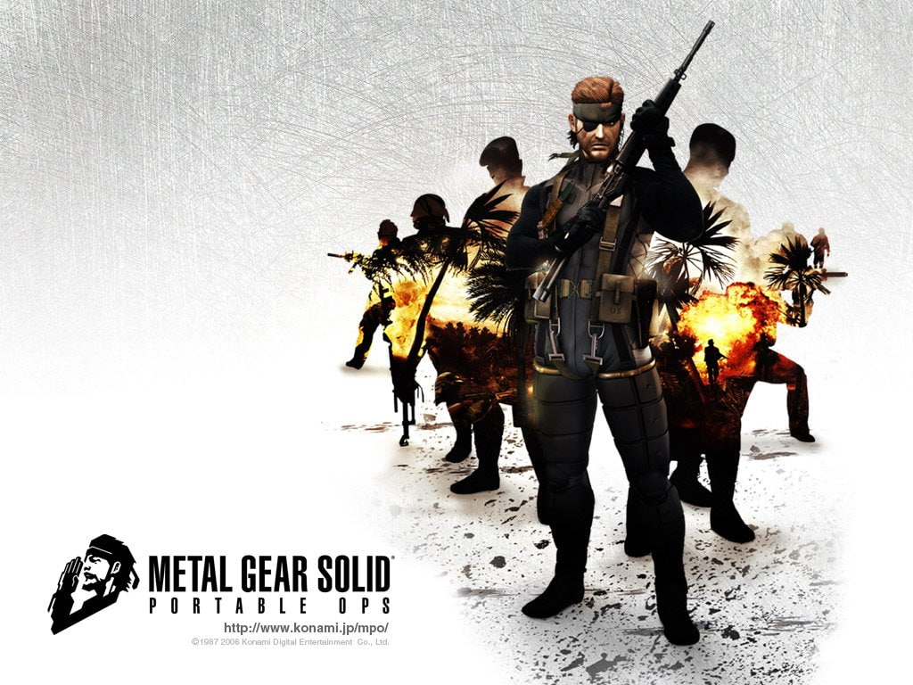 Konami, military, Metal Gear Solid, young men, front view, armed forces, digital composite, Video Game, army soldier, communication, 480P, full length, HD Wallpaper