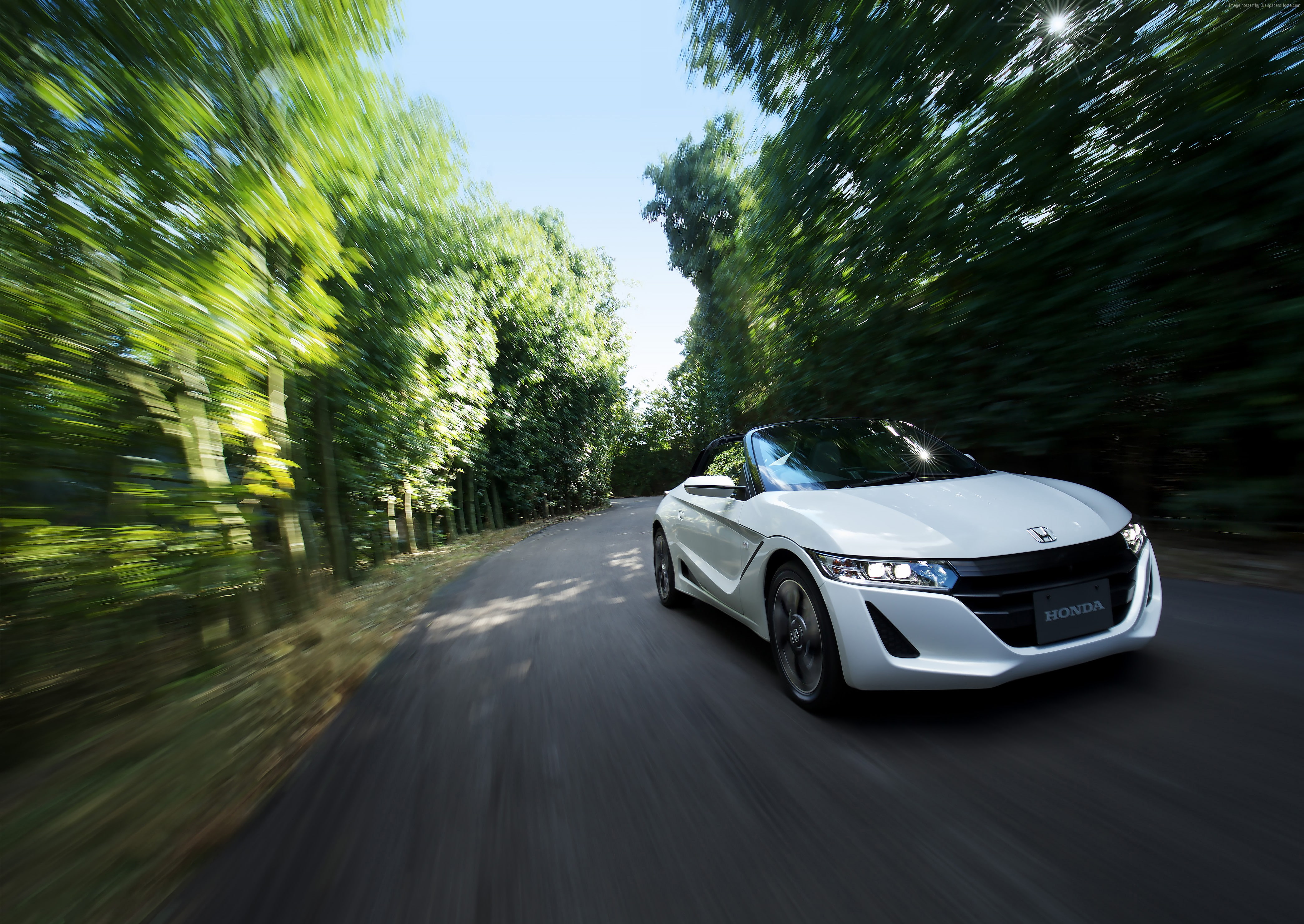 travel, city, on the move, silver colored, Concept, tree, 4K, day, motor vehicle, Honda S660, journey, transportation, mode of transportation, nature, HD Wallpaper