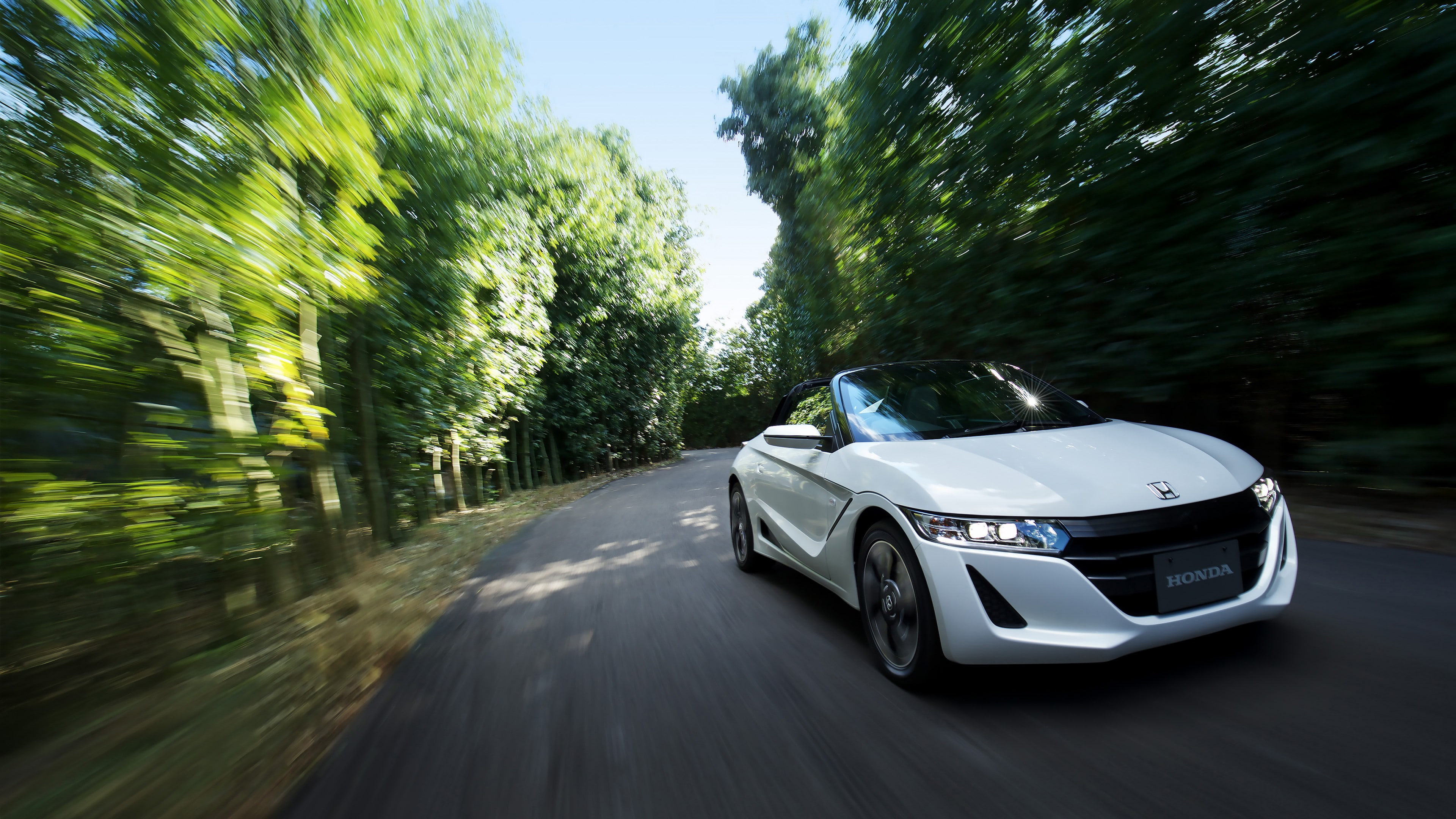 white, Honda S660, Concept, Tokyo Motor Show 2015, 4K, future car, HD Wallpaper