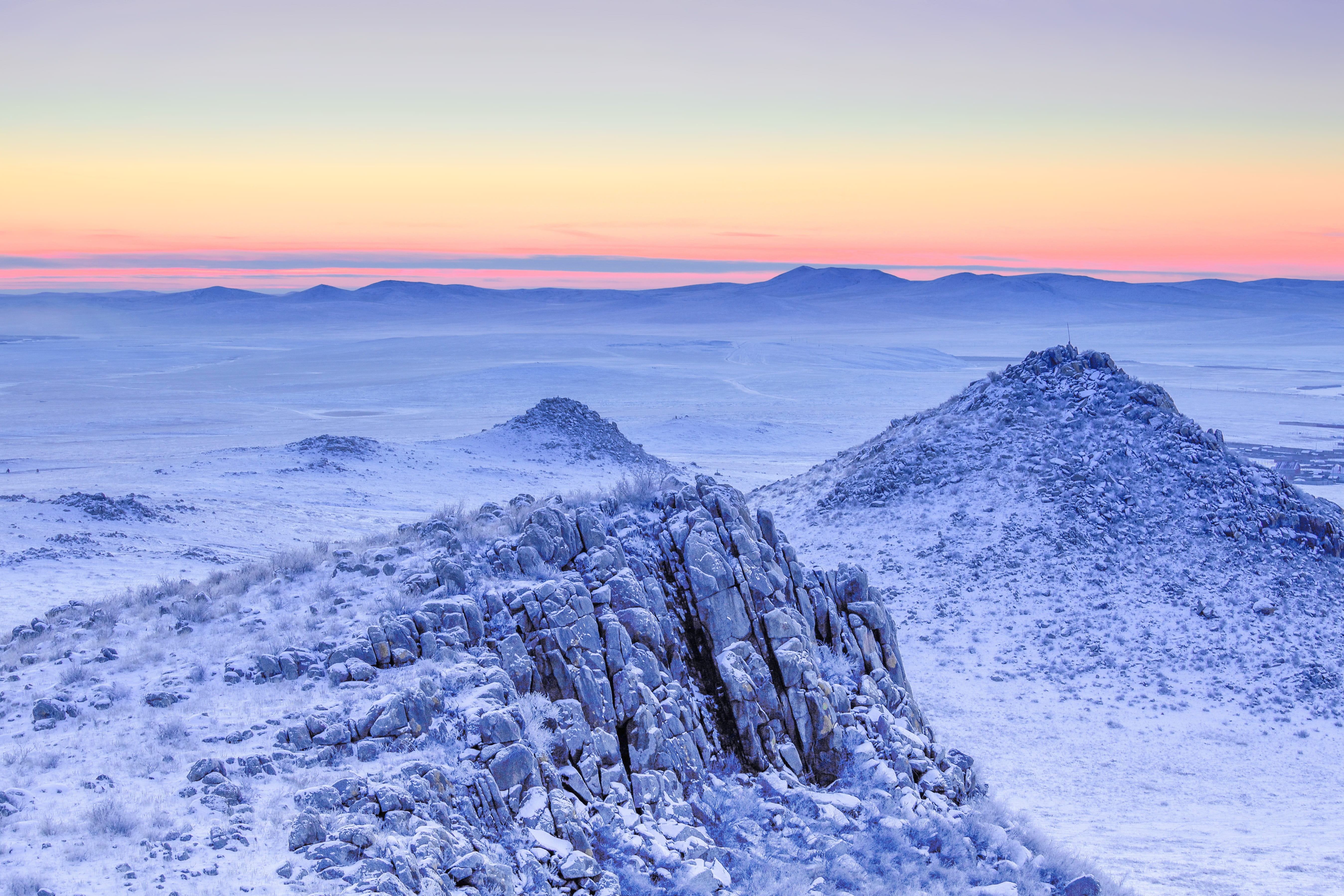 coated, golden, mountain Range, snow, scenics, outdoors, december, landscape, tranquil Scene, sunlight, zing earth, scenics - nature, mongolia, sun, mountain Peak, HD Wallpaper