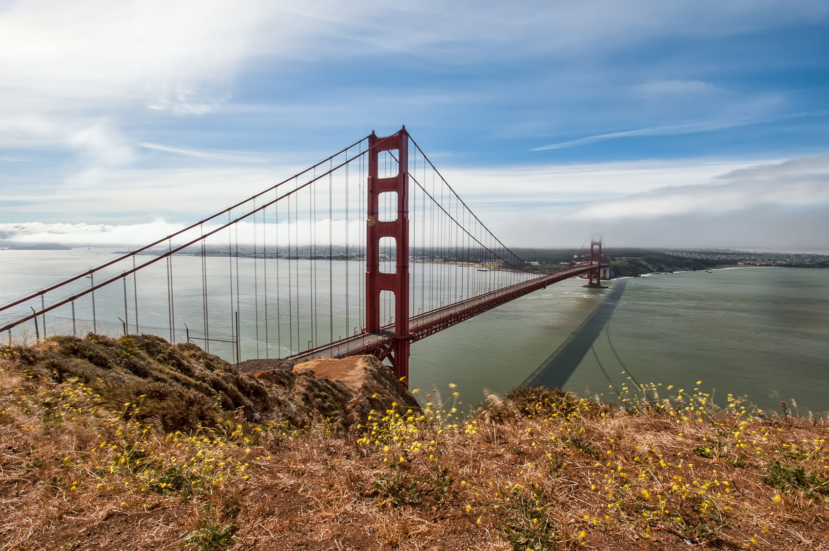pacific Ocean, gate, california, sea, bay area, architecture, moon, bridge - Man Made Structure, san francisco, san Francisco County, uSA, famous Place, HD Wallpaper
