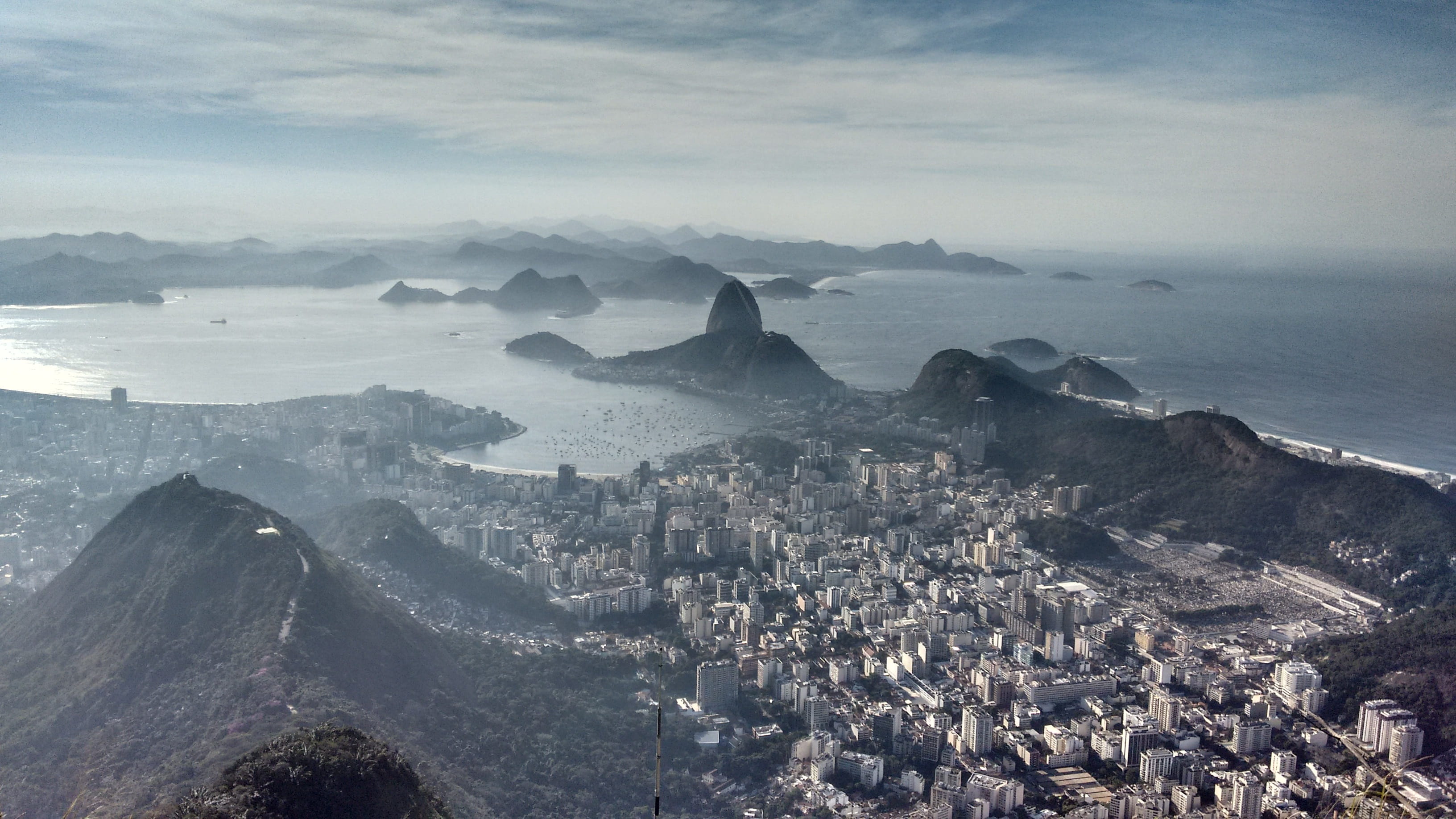 travel destinations, janeiro, nature, tourist attraction, building exterior, rio, architecture, no people, cityscape, Christ The Redeemer, beauty in nature, HD Wallpaper