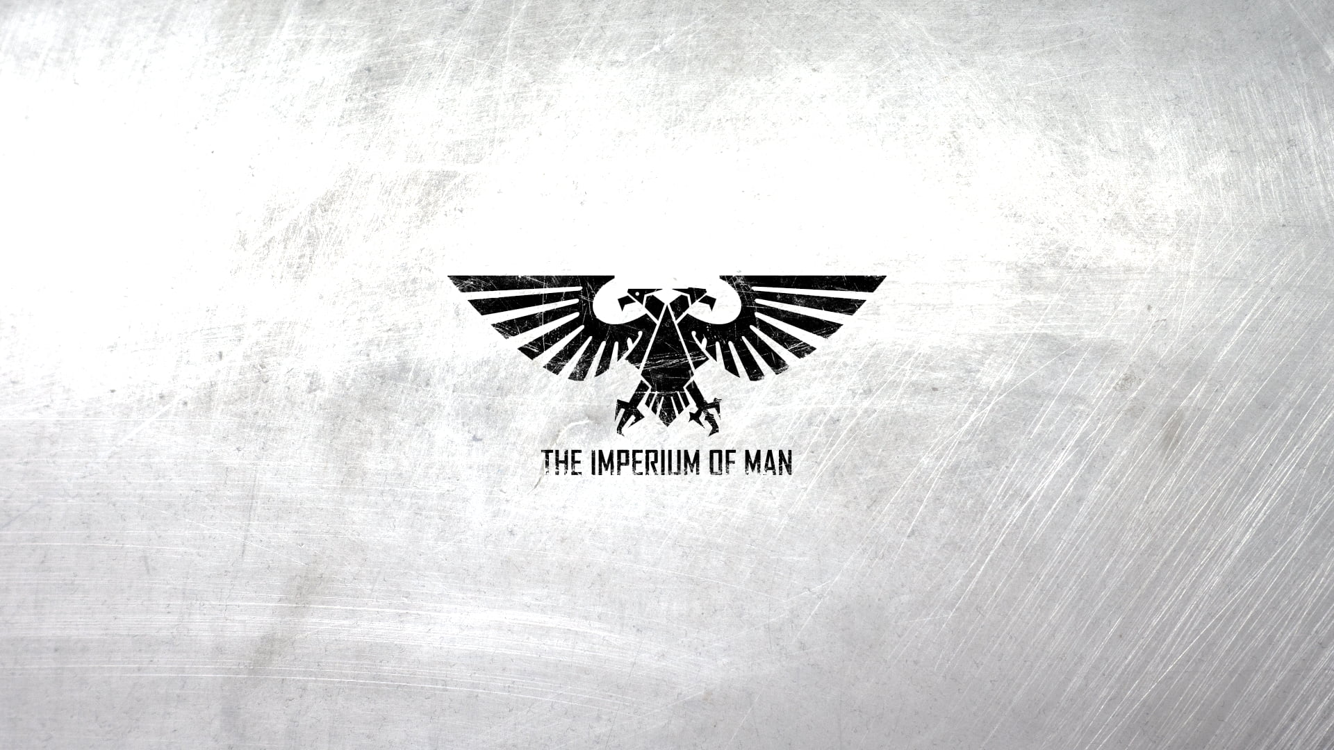 white, Imperium of Man, minimalism, Warhammer, 1080P, HD Wallpaper