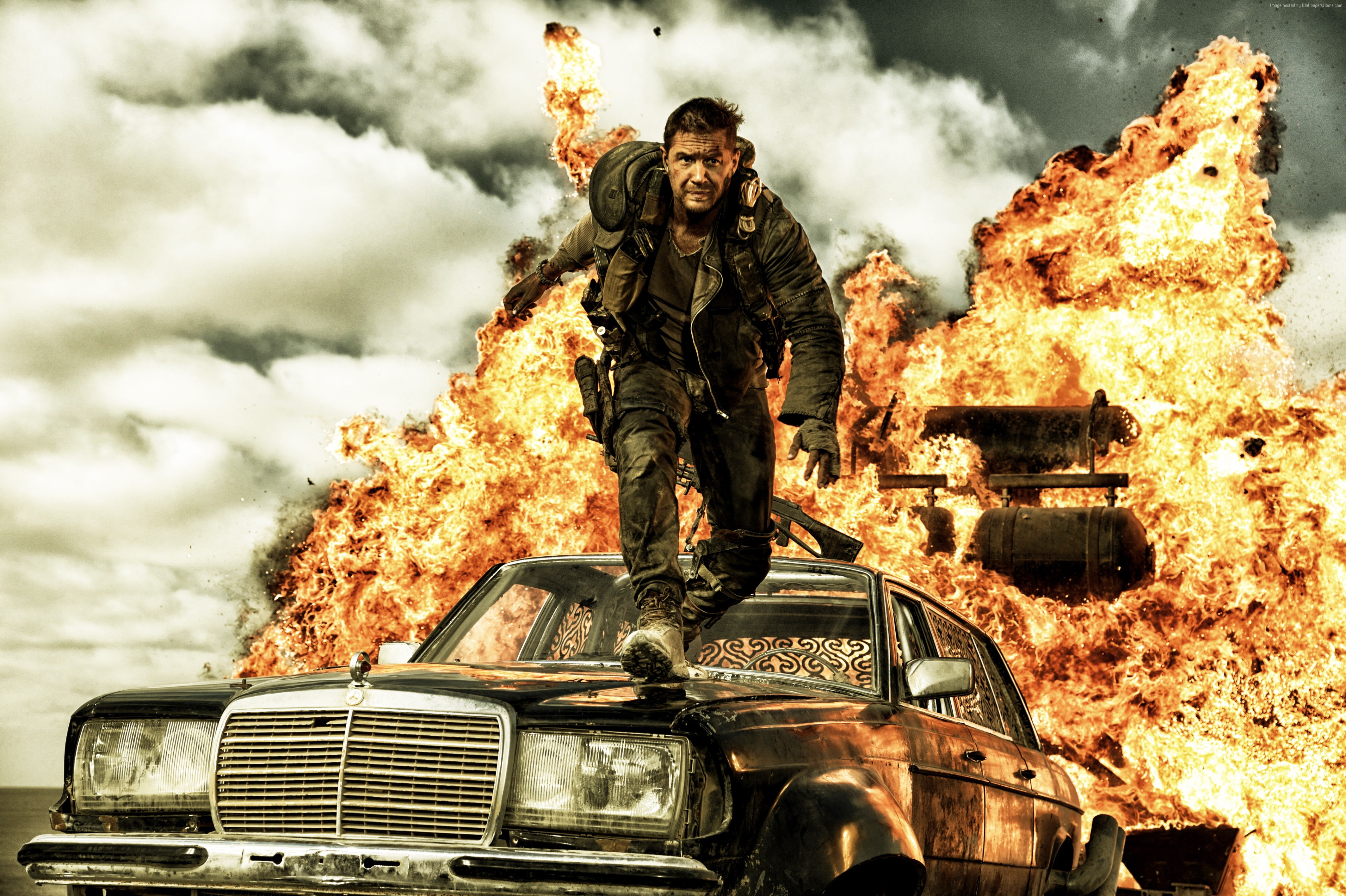 4K, Mad Max: Fury Road, Nicholas Hoult, best movies of 2015, stills, HD Wallpaper