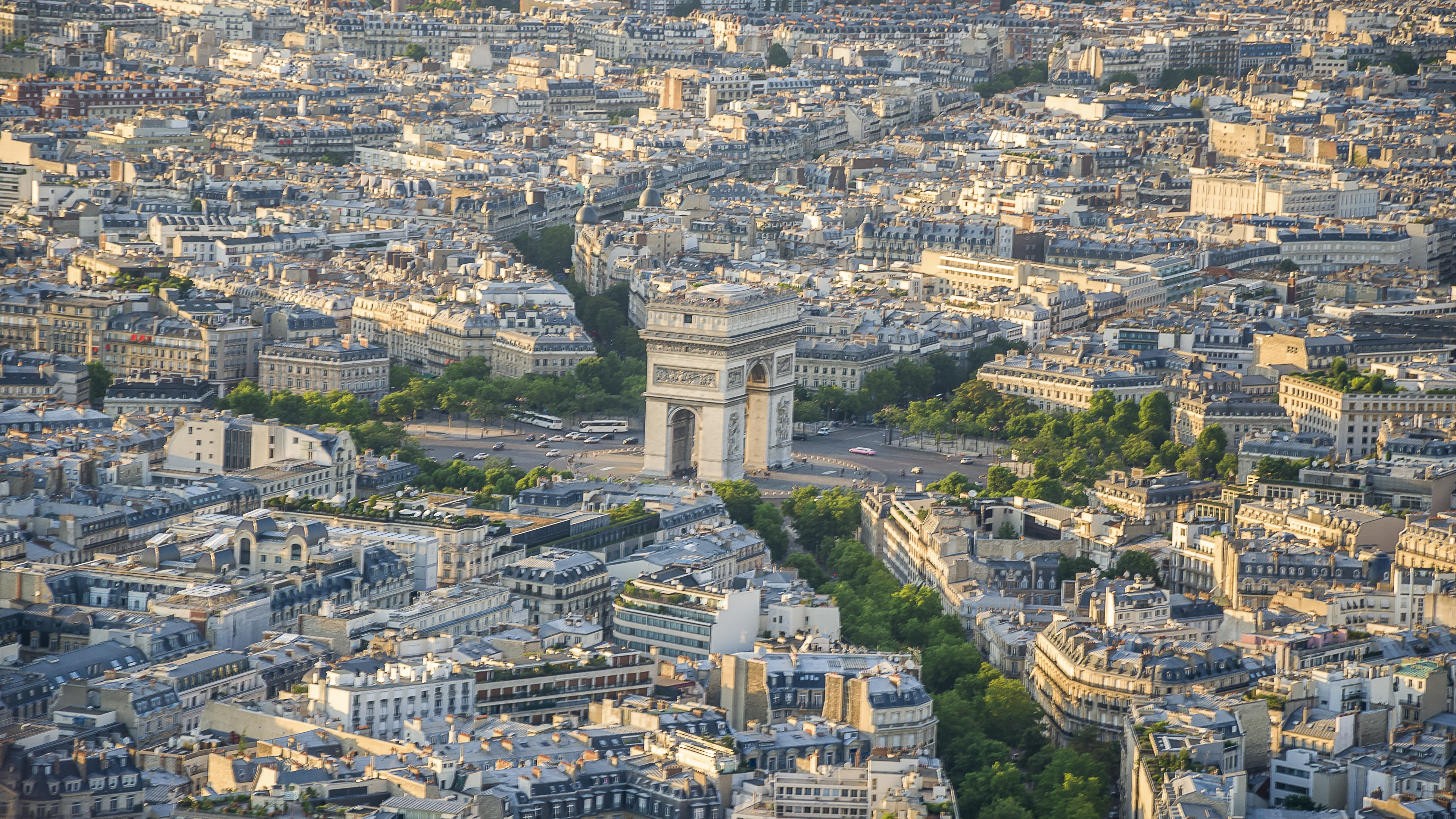 europe, france, capital Cities, built structure, architecture, aerial View, panorama of paris, paris - France, travel destinations, cityscape, high angle view, HD Wallpaper
