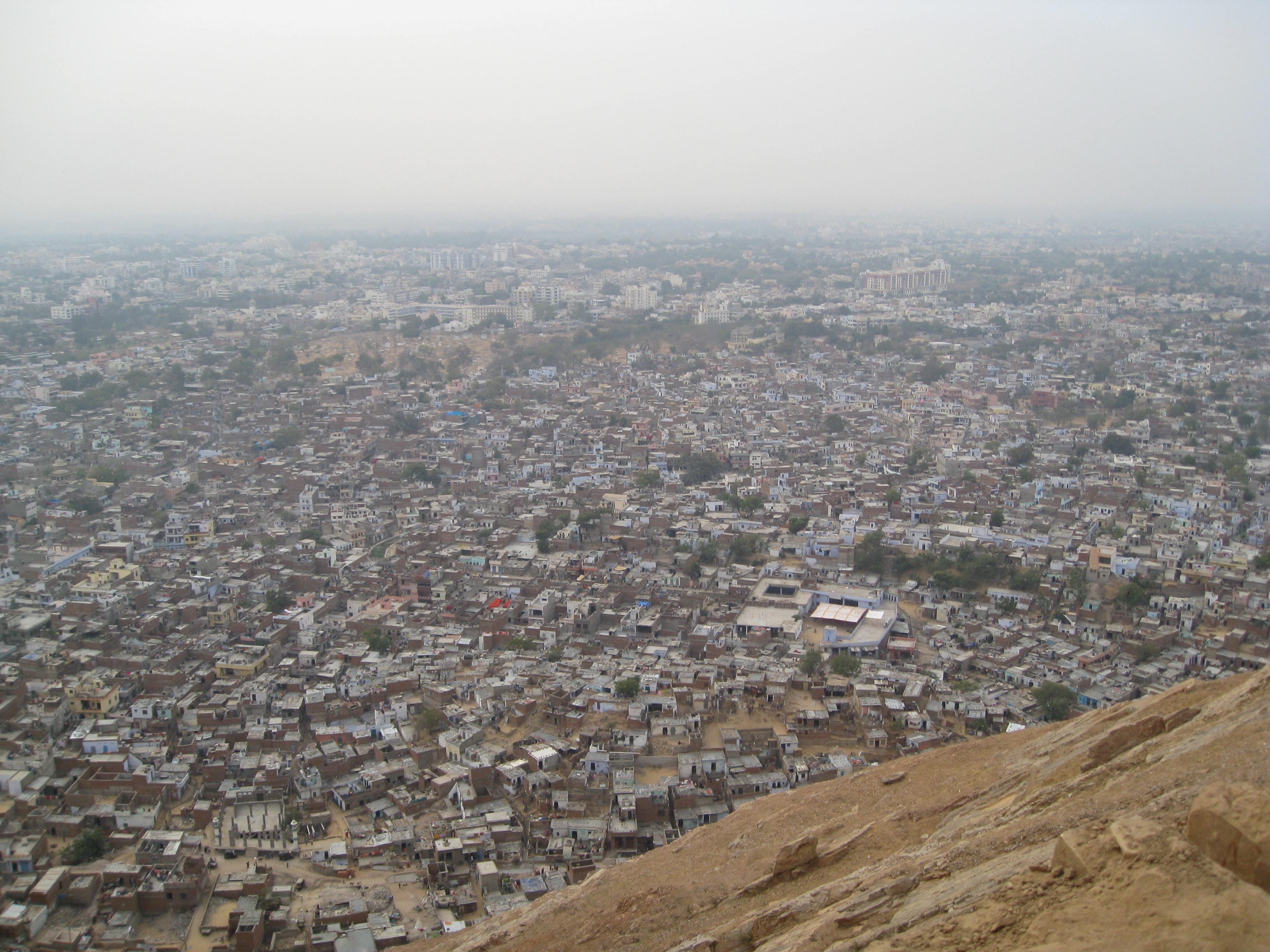 built structure, day, rajput, high angle view, City, residential district, outdoors, Jaipur, community, townscape, India, nature, landscape, cityscape, HD Wallpaper