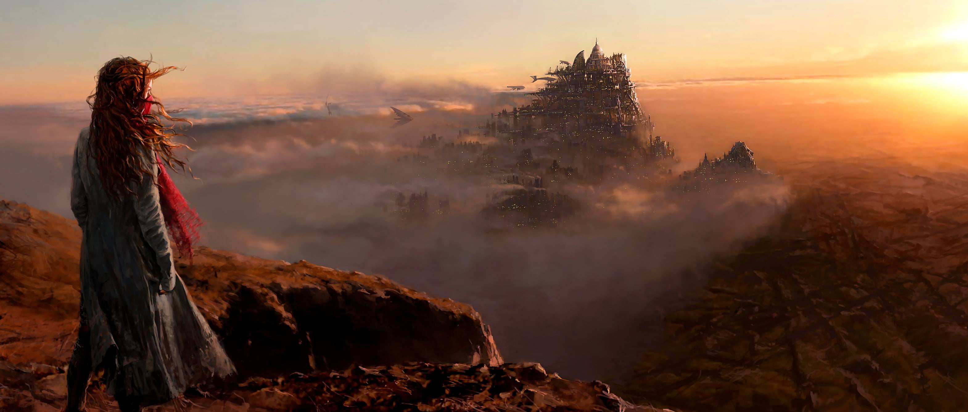 Mortal Engines, fiction, the film, widescreen, London, 2K, desert, concept art, dystopia, HD Wallpaper