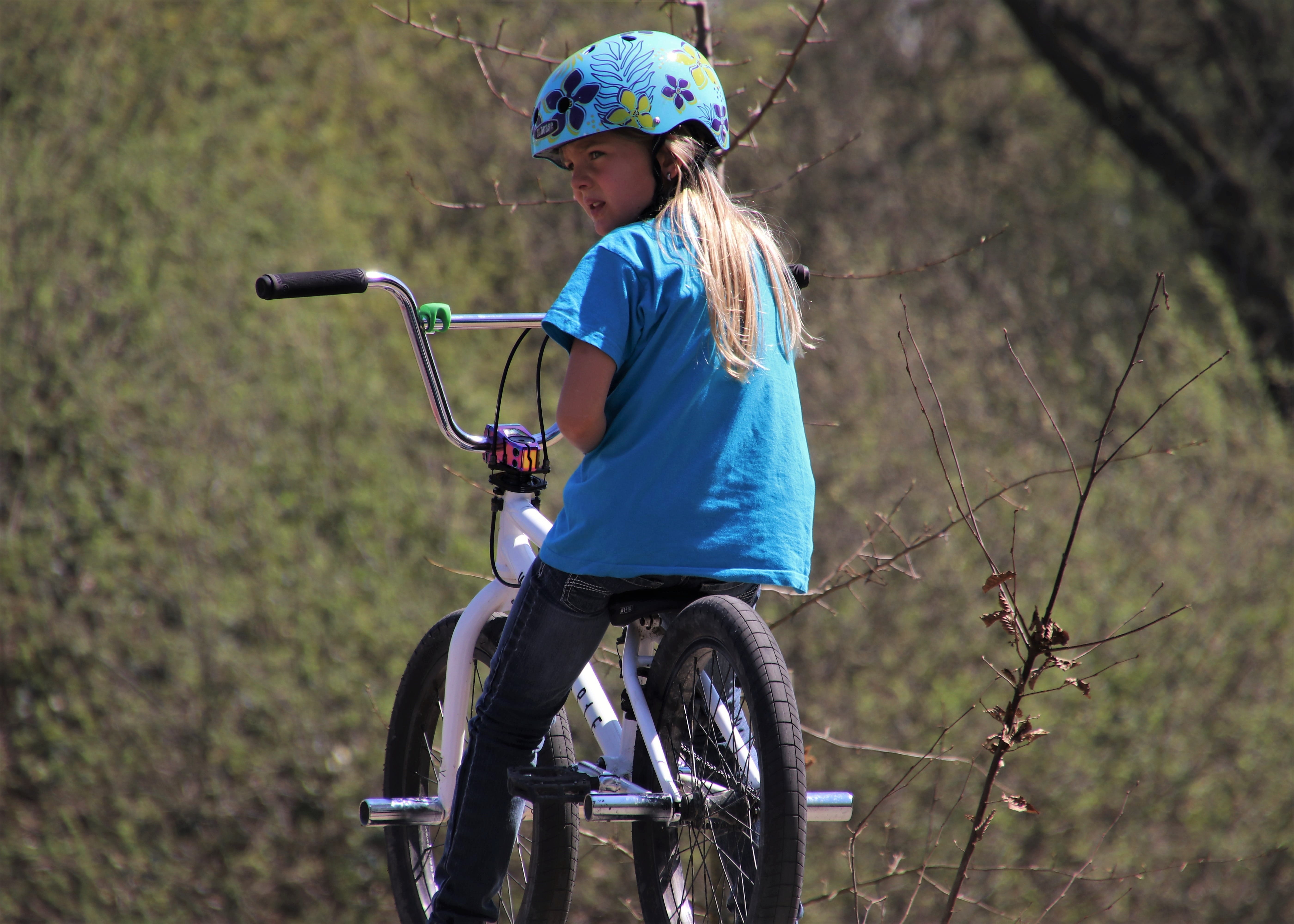 ride, outdoors, day, tyres, lifestyles, cycling, one person, helmet, boys, leisure activity, in the park, cyclist, casual clothing, active, land, relaxation, HD Wallpaper