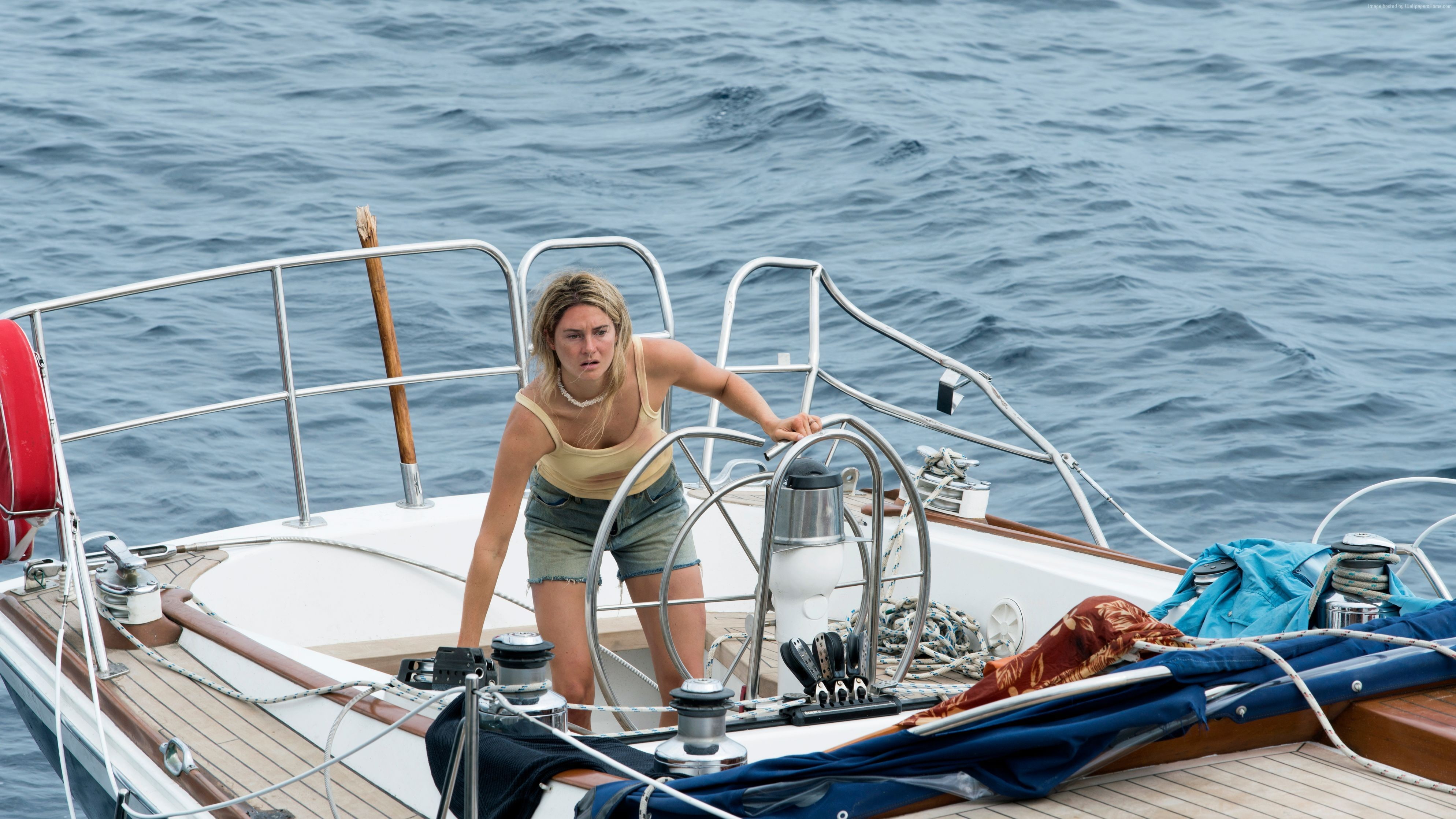 leisure activity, travel, young women, Shailene Woodley, sailboat, adult, yachting, sailing, nautical vessel, positive emotion, water, Adrift, teeth, luxury, HD Wallpaper
