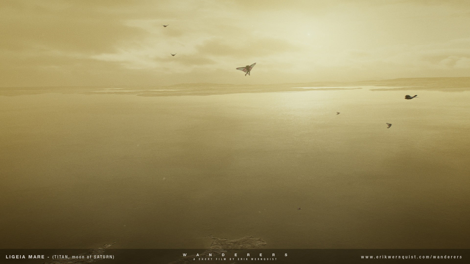 landscape, air vehicle, animal, bird, Wanderers, group of animals, animal wildlife, no people, digital art, mid-air, screengrab, animal themes, 1080P, HD Wallpaper