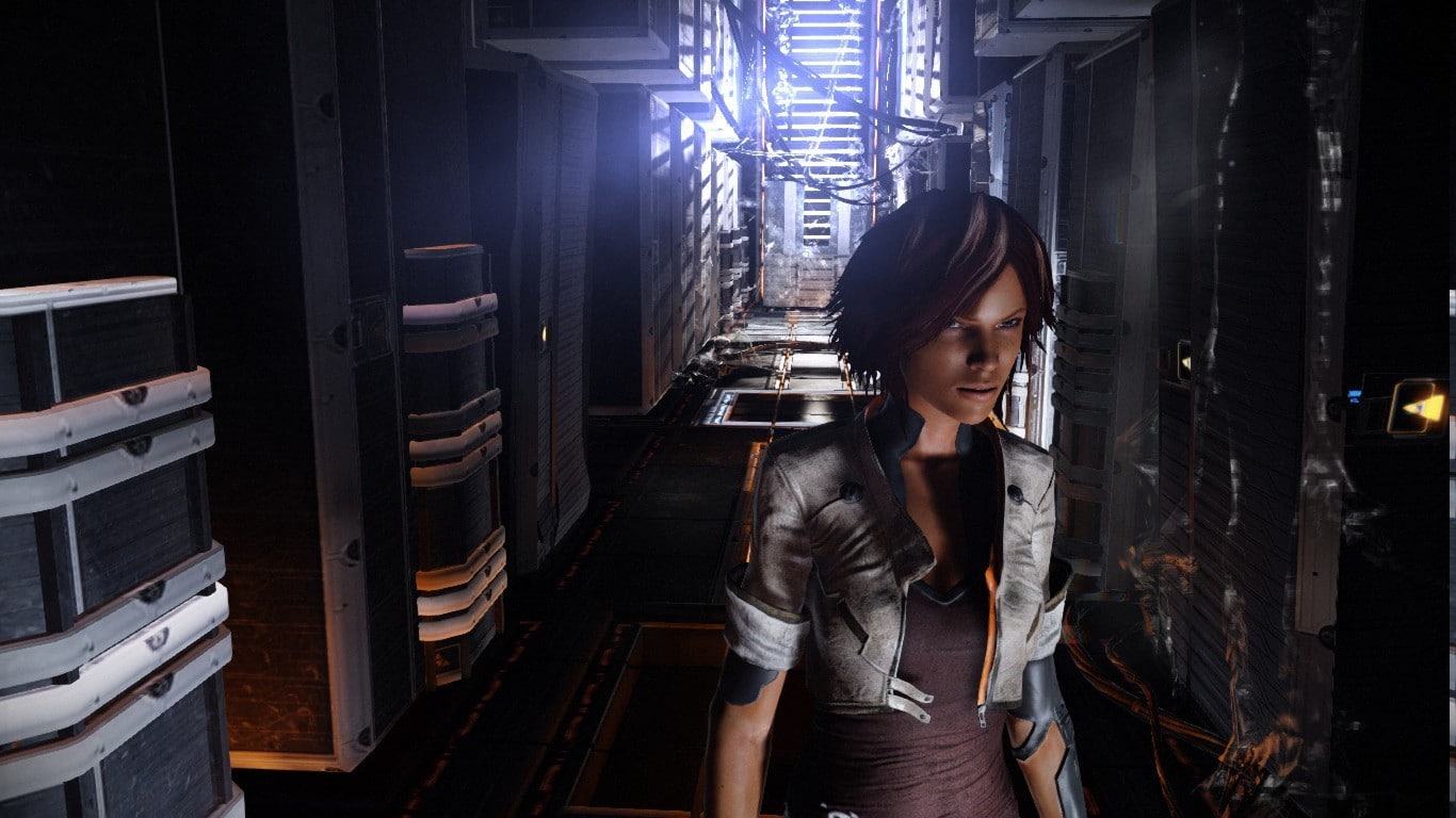 communication, computer, technology, women, hairstyle, standing, network server, looking, wireless technology, video games screenshots remember me nilin, HD Wallpaper