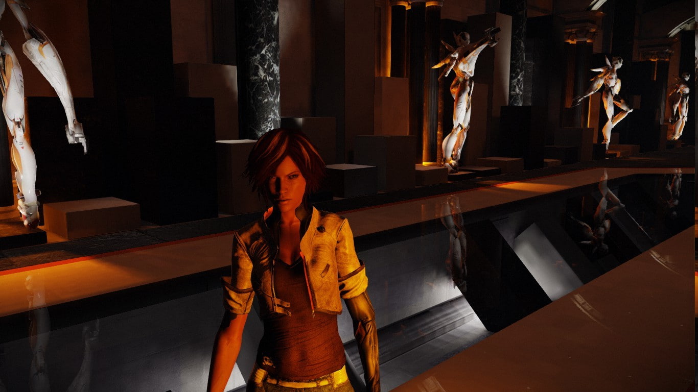 three quarter length, Nilin, architectural column, religion, video games, adult, Remember Me, spirituality, 720P, screenshots, representation, human representation, HD Wallpaper