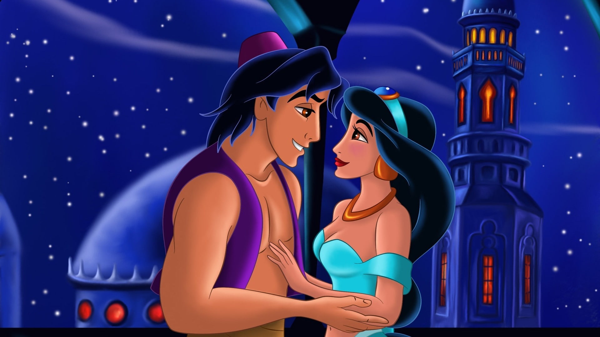 jasmine, aladdin, princess, 1080P, screen, capture, love, HD Wallpaper