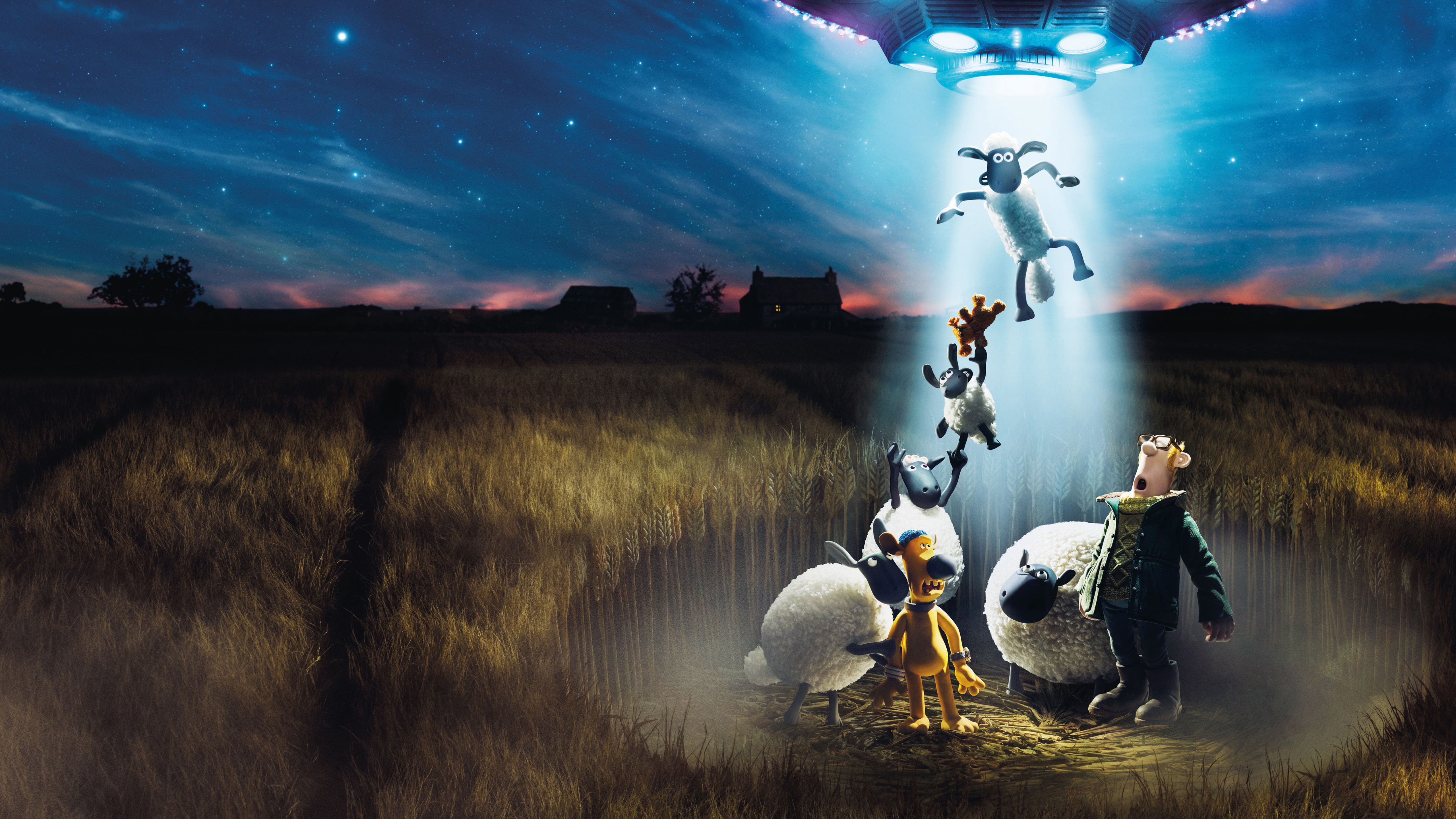 k, Sheep, 2019, Shaun, The, Farmageddon, 5K, Movie, HD Wallpaper