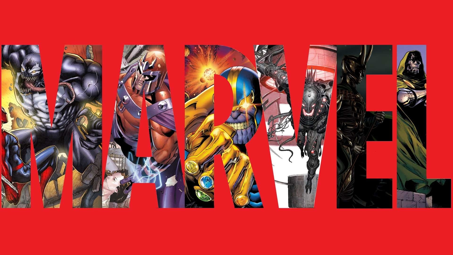 Thanos, Venom, Comics, Loki, 1080P, Logo, Magneto (Marvel Comics), Doctor Doom, Marvel Comics, HD Wallpaper