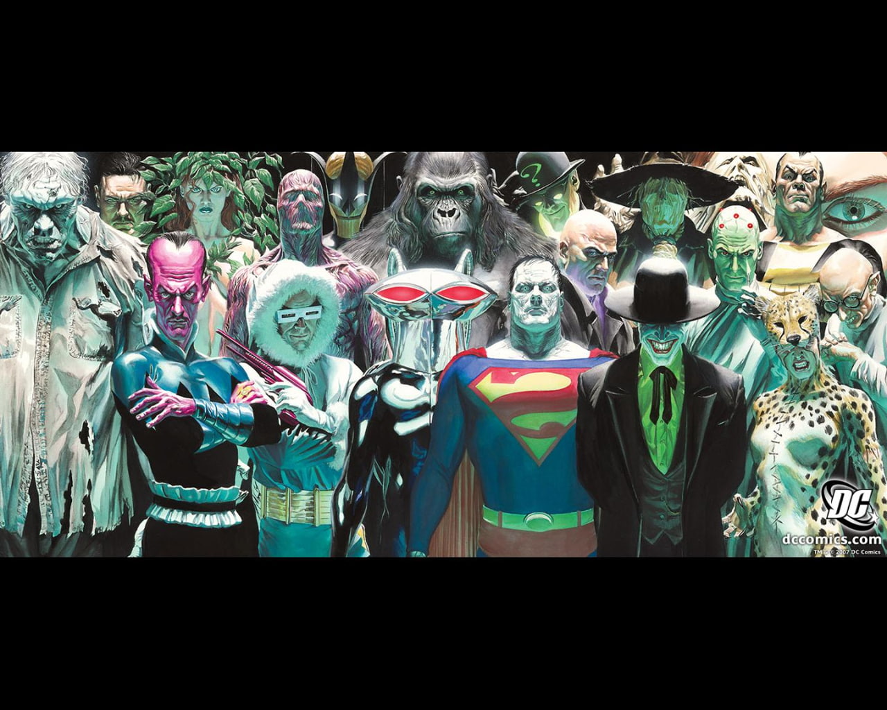 720P, cartoon/comic, hd, supervillains, HD Wallpaper