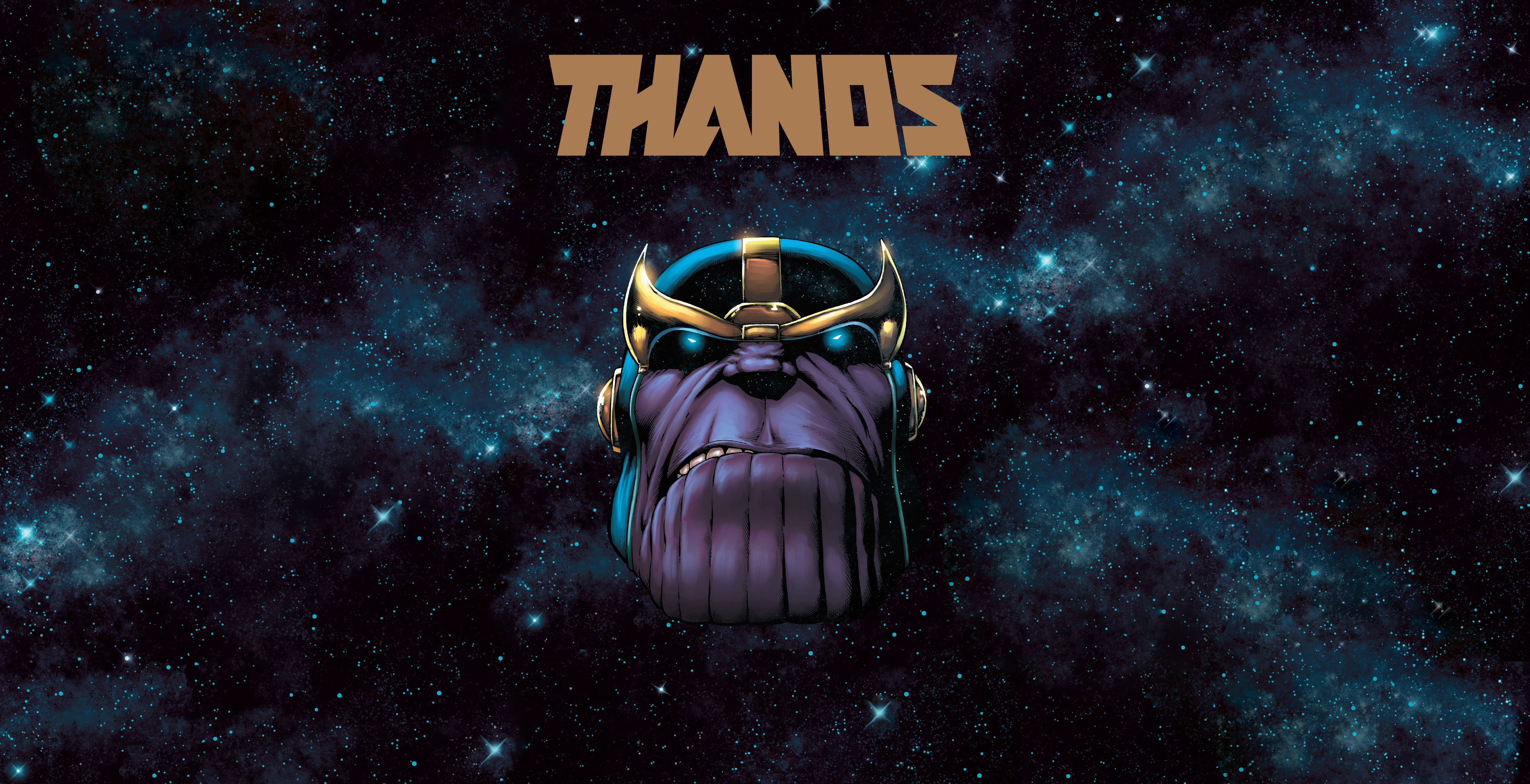 Head, Stars, Villain, Comic, Thanos, Supervillain, 5K, Thanos: The Infinity Revelation, Comics, Marvel, Space, HD Wallpaper