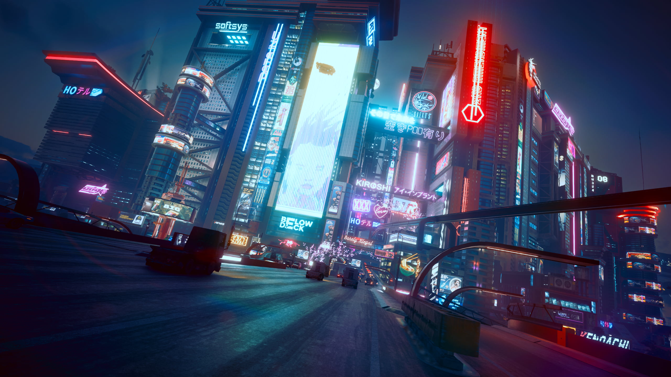 2K, Cyberpunk 2077, video game art, cyberpunk, Colors (Album), HD Wallpaper