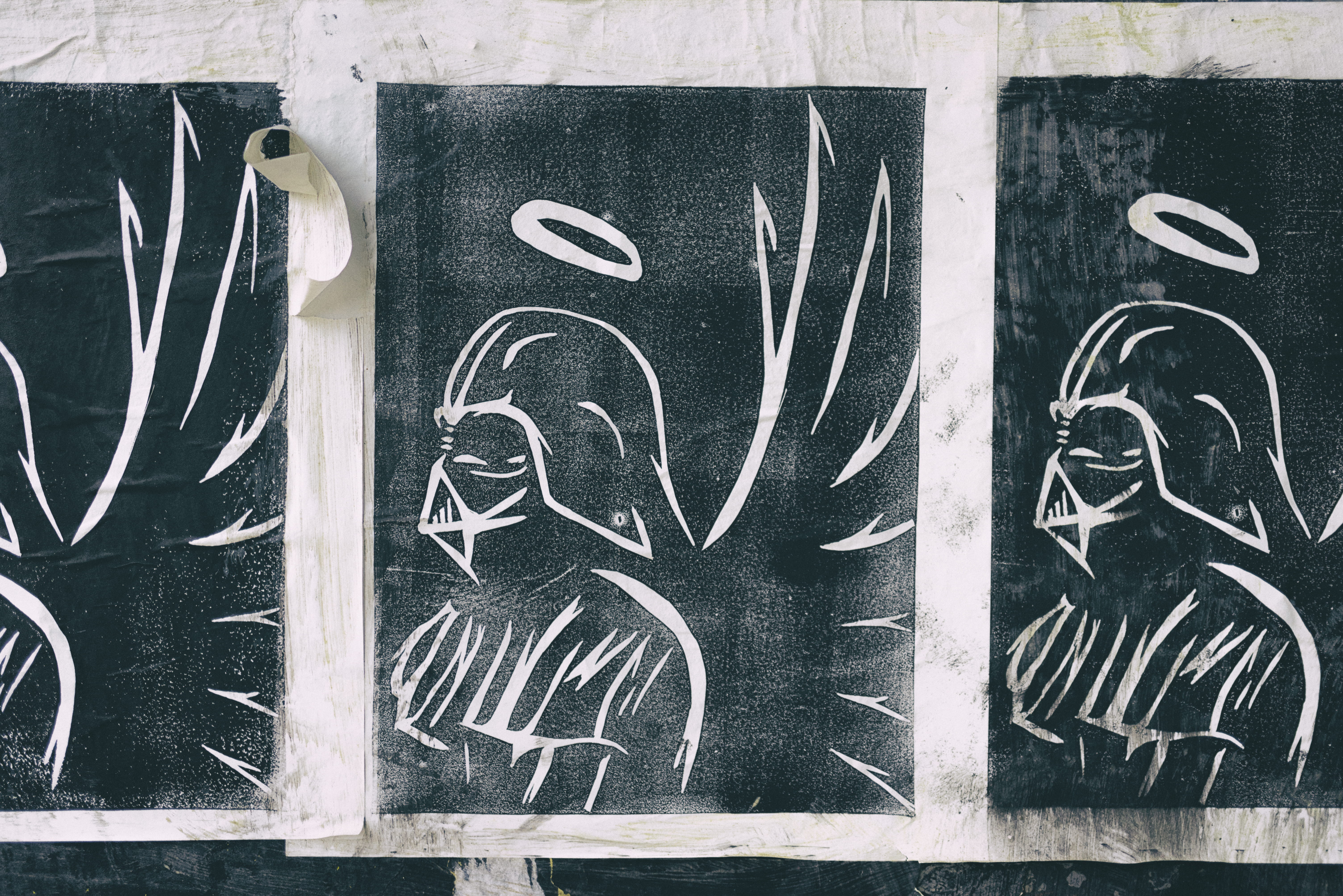 damaged, board, day, faded, chicago, drawing, angel, communication, craft, representation, message, human representation, wall - building feature, no people, HD Wallpaper