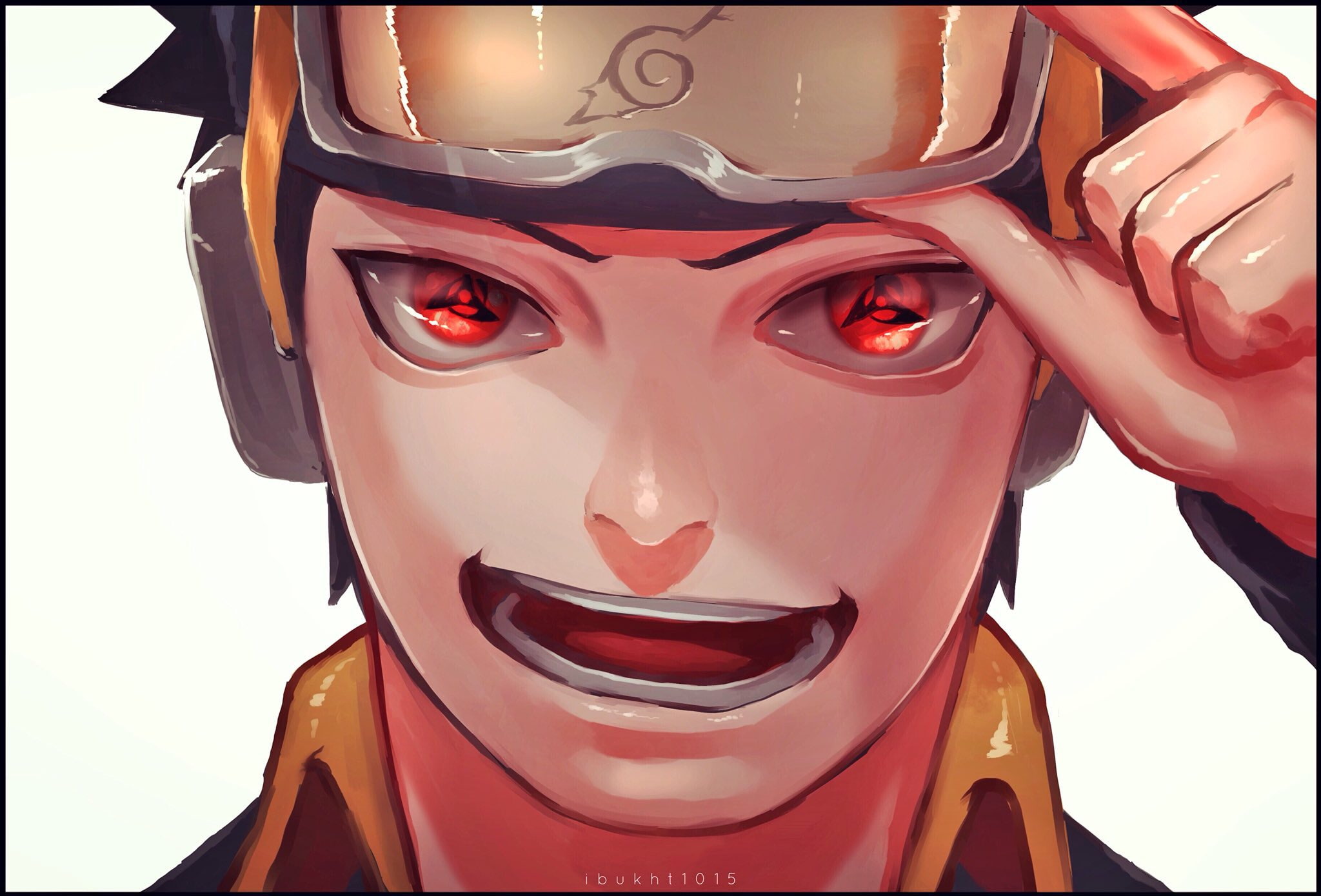 Mangekyō Sharingan, Naruto, 1080P, Obito Uchiha, Anime, HD Wallpaper