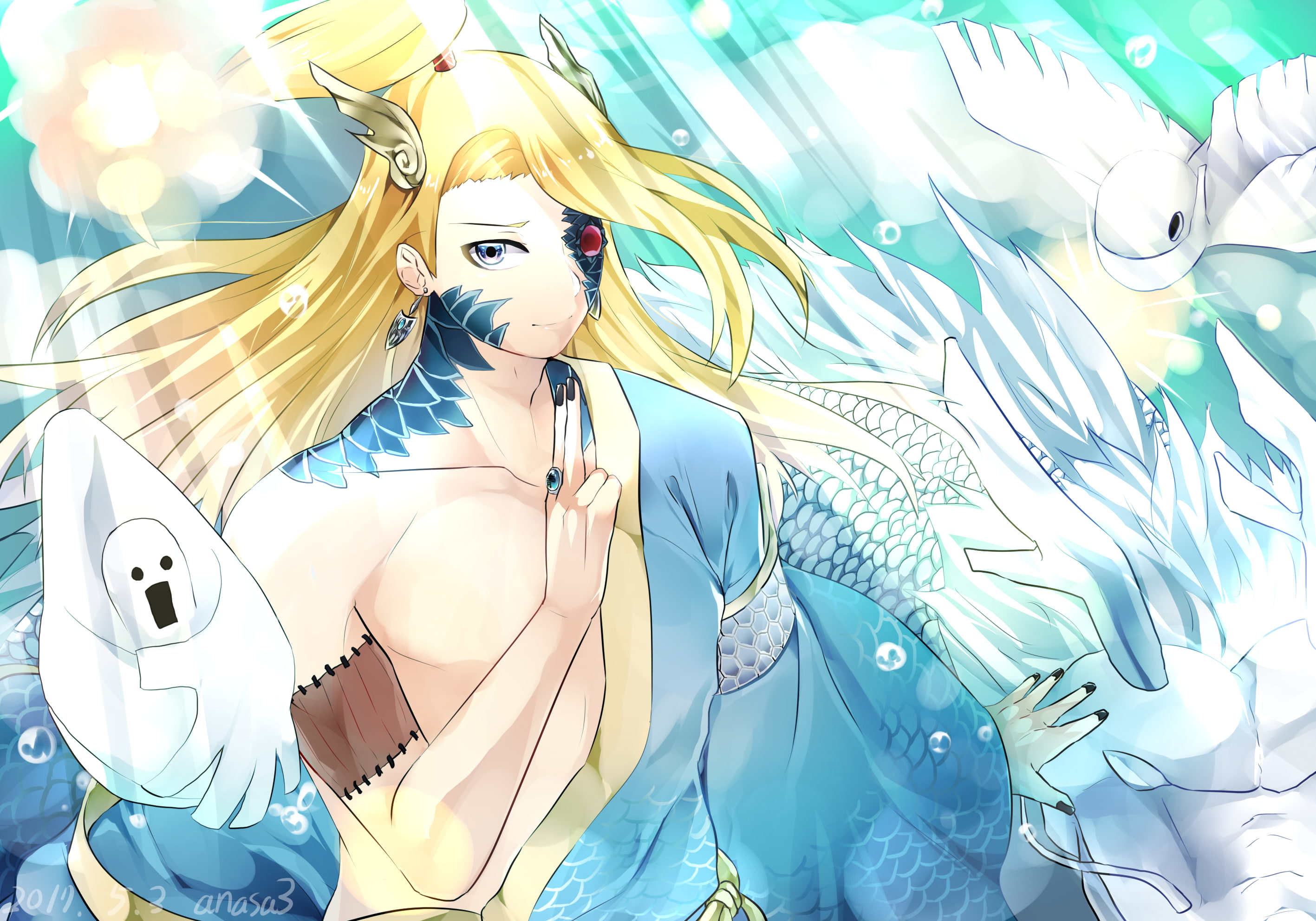 Naruto, Anime, Deidara (Naruto), 2K, HD Wallpaper