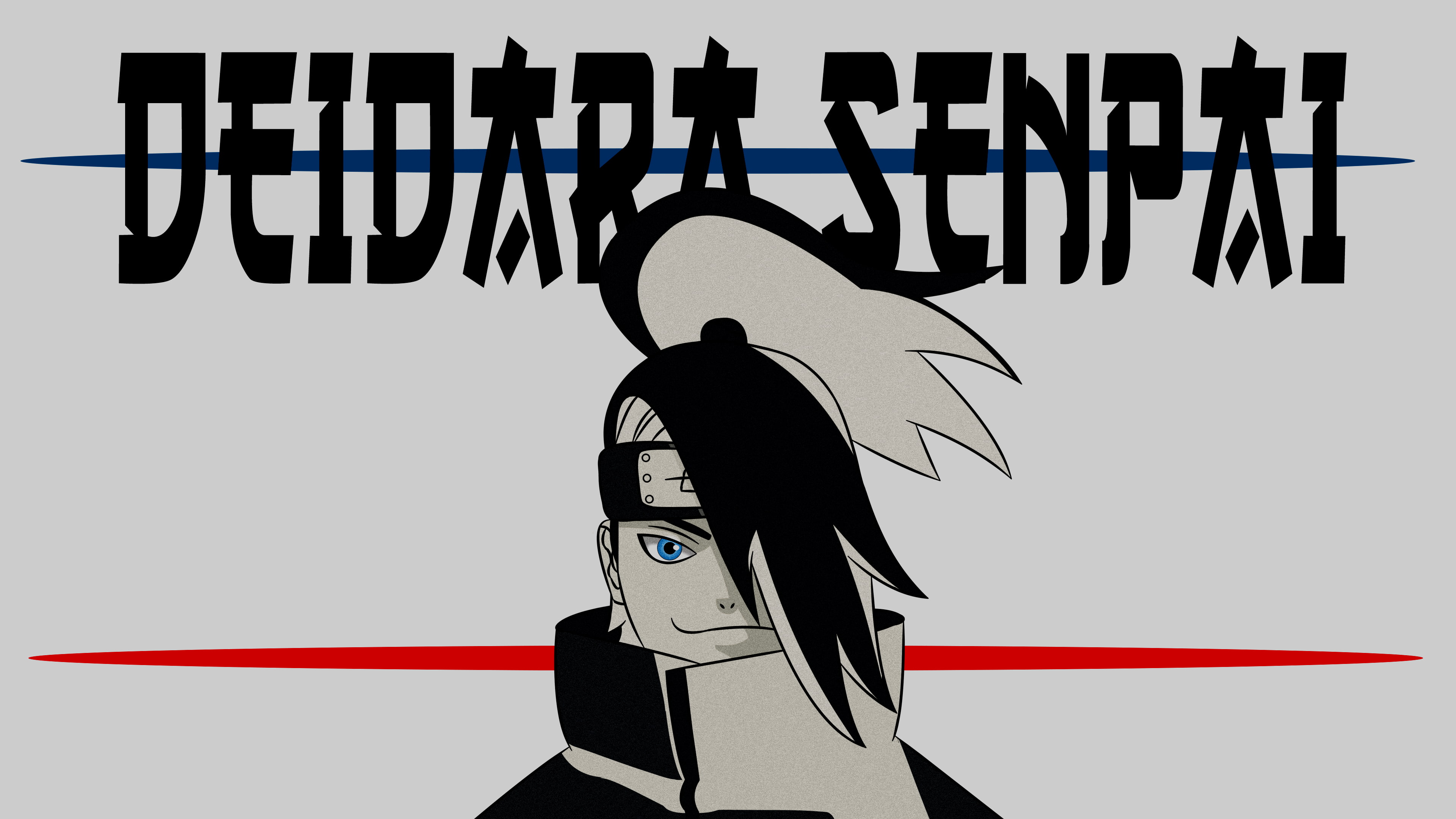 Naruto, Deidara (Naruto), 4K, Anime, HD Wallpaper