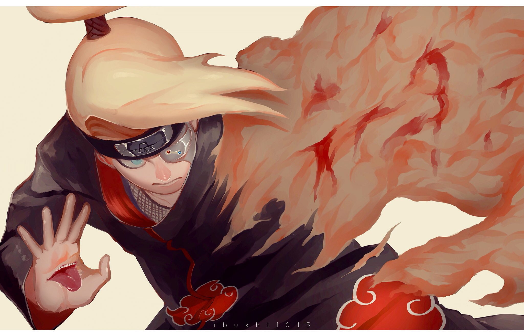 Naruto, Deidara (Naruto), Anime, 1080P, HD Wallpaper