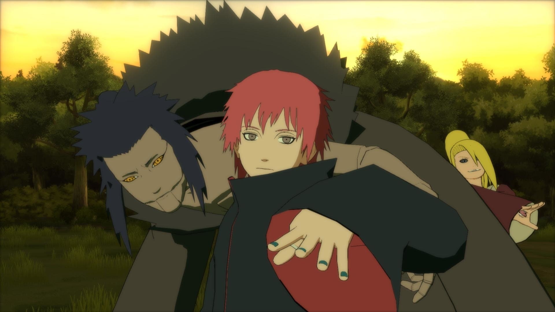 outdoors, male likeness, day, Deidara (Naruto), close-up, Naruto Shippuden: Ultimate Ninja Storm Revolution, 1080P, sky, tree, creativity, art and craft, HD Wallpaper